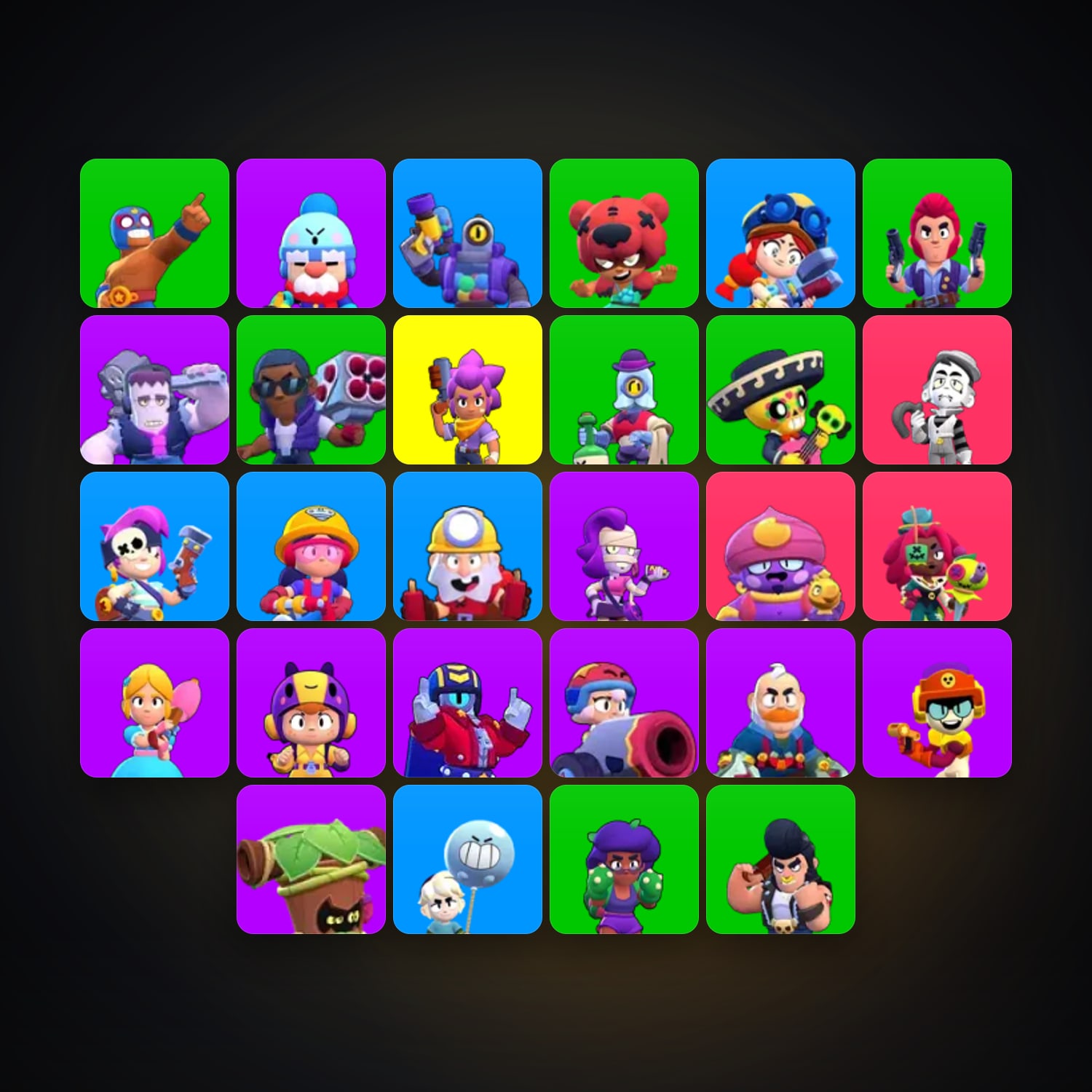 28 Brawlers | 1.6K Trophies — HabibiAccounts