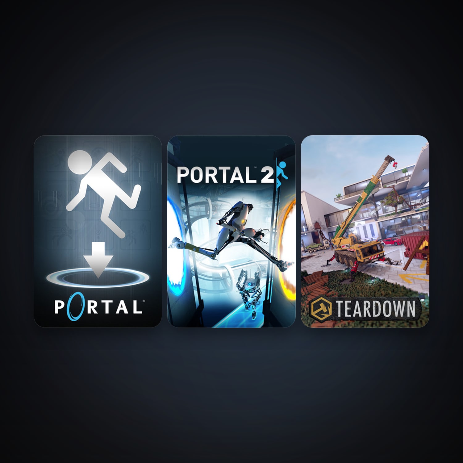 Portal + Portal 2, 3 games, clean — HabibiAccounts