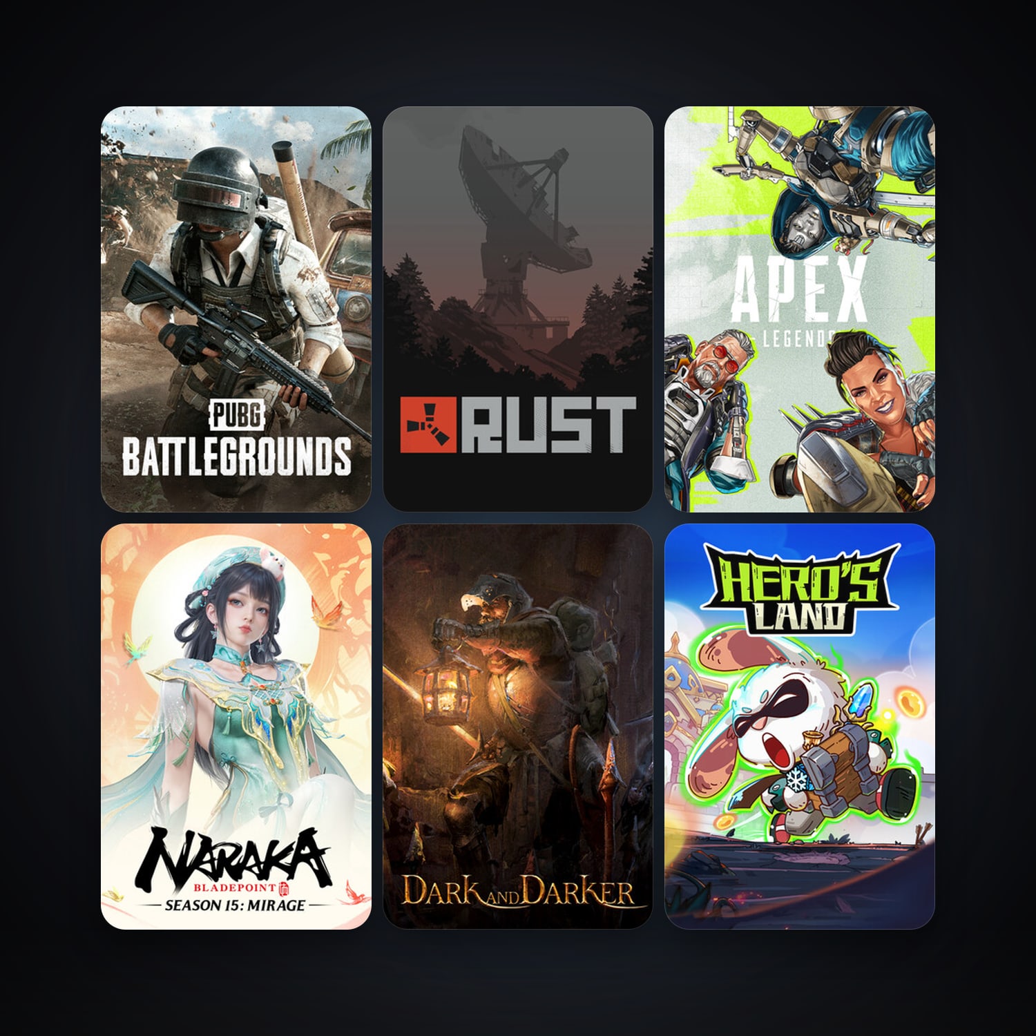 Rust + PUBG: Battlegrounds, 27 games, clean — HabibiAccounts