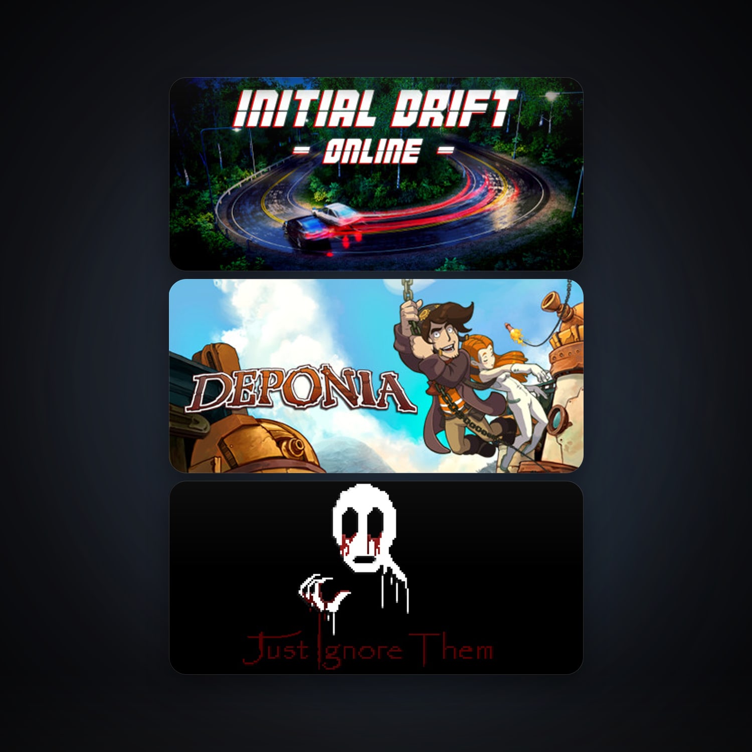 Deponia + Just Ignore Them, 6 games, clean — HabibiAccounts