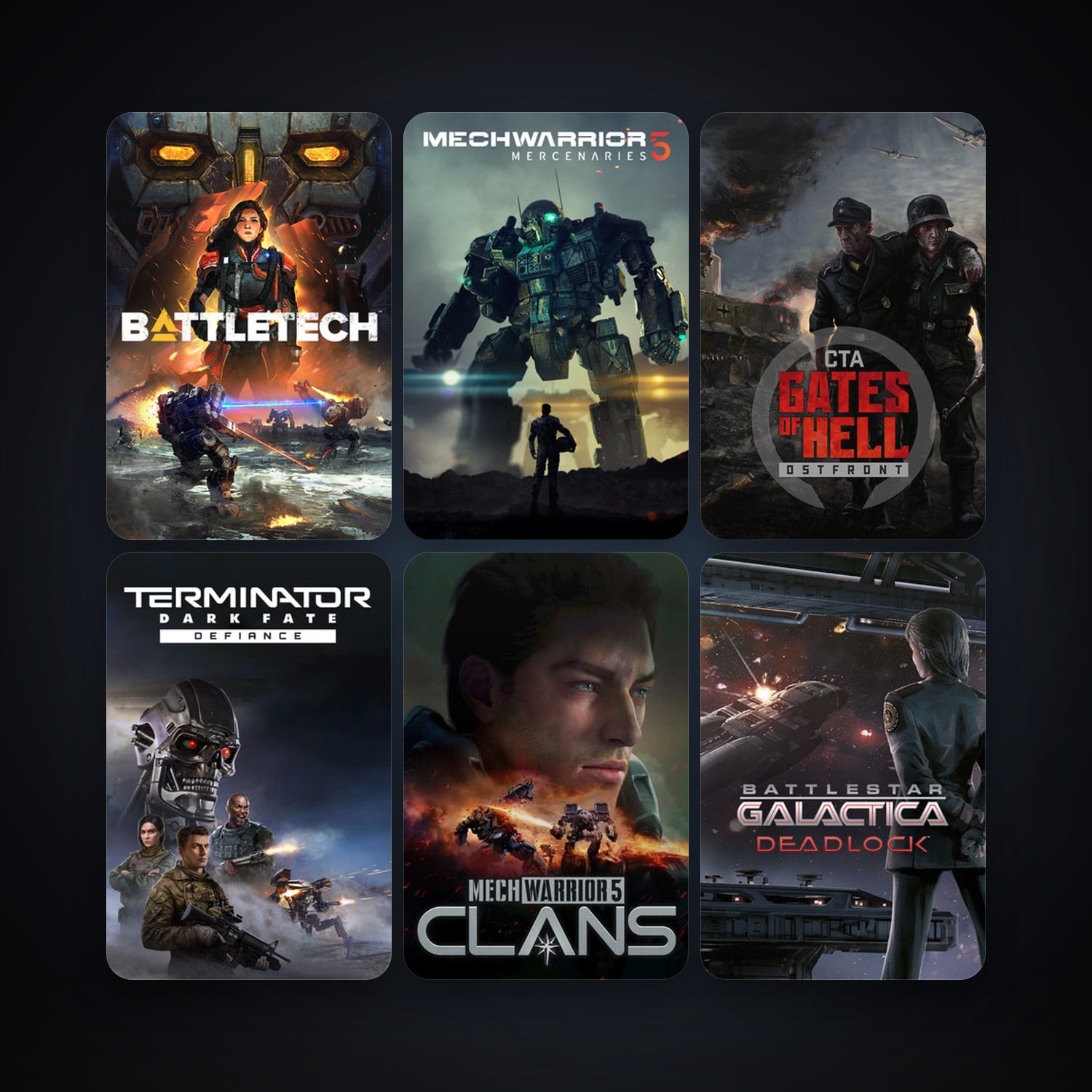 Call to Arms - Gates of Hell: Ostfront + Battlestar Galactica Deadlock, 136 games, clean — HabibiAccounts