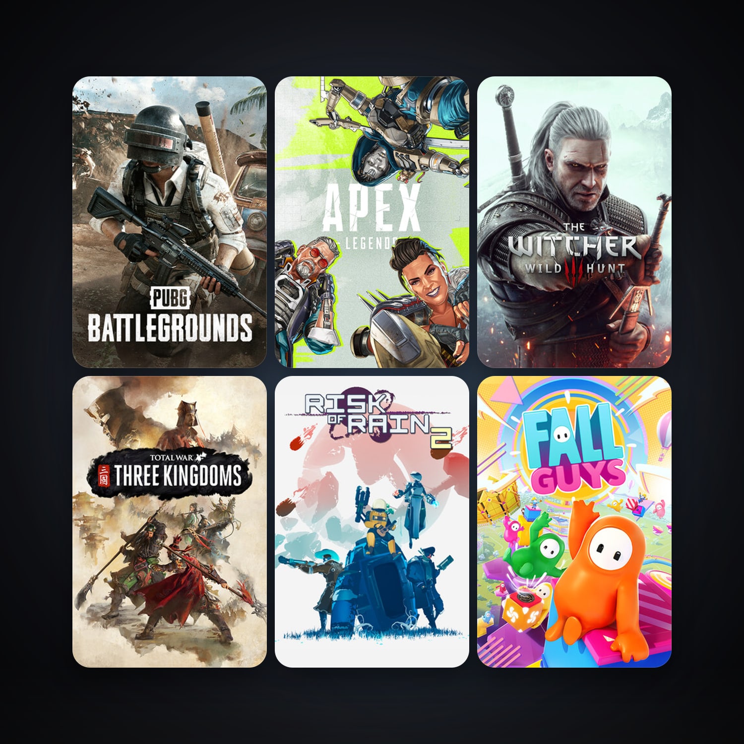 The Witcher 3: Wild Hunt + PUBG: BATTLEGROUNDS, 7 games, clean — HabibiAccounts