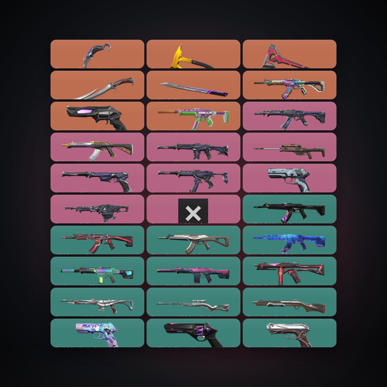 EU Diamond 1 locker — 5 knives, 82 skins, lvl 214 — HabibiAccounts
