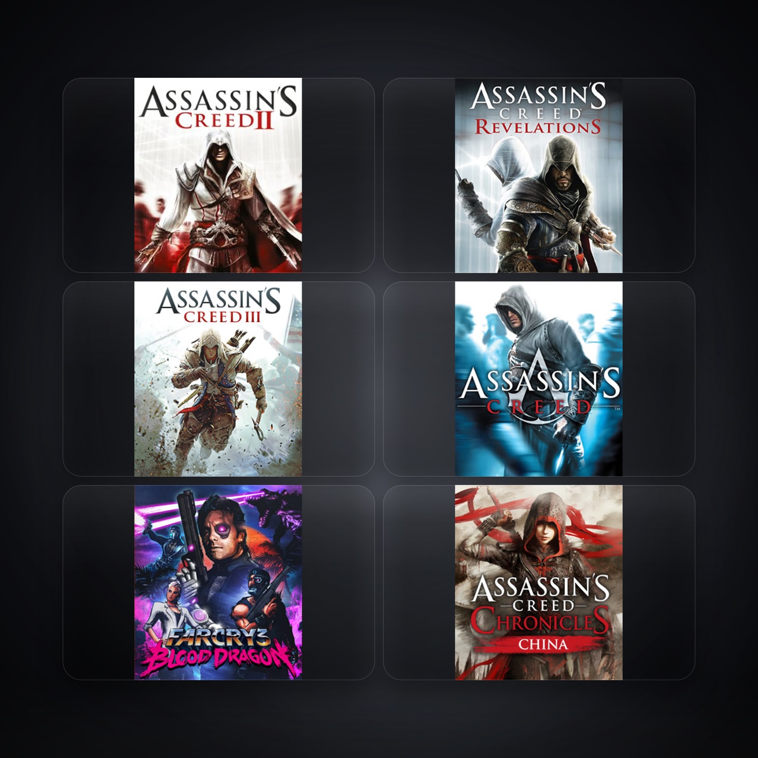 Ubisoft Assassin's Creed II + Assassin's Creed Revelations — ES — 7 games — HabibiAccounts