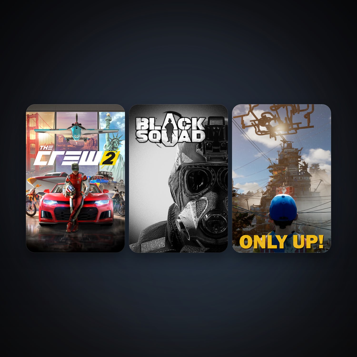 Black Squad + The Crew 2, 8 games, clean — HabibiAccounts