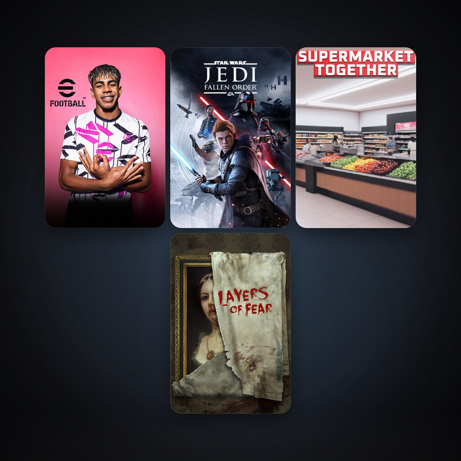 Layers of Fear + STAR WARS Jedi: Fallen Order, 6 games, clean — HabibiAccounts