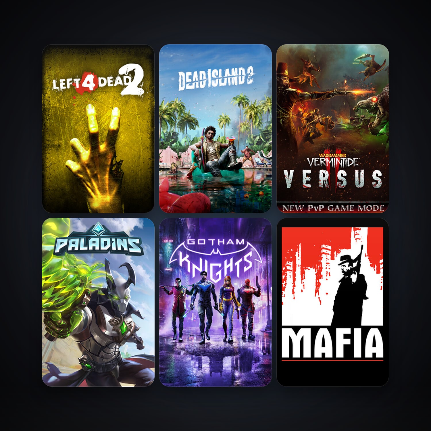 Left 4 Dead 2 + Mafia, 15 games, clean — HabibiAccounts