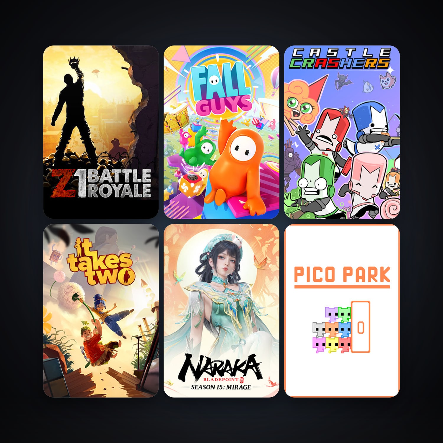 Steam account: Castle Crashers + Z1 Battle Royale, 10 games, clean — level 5 — HabibiAccounts