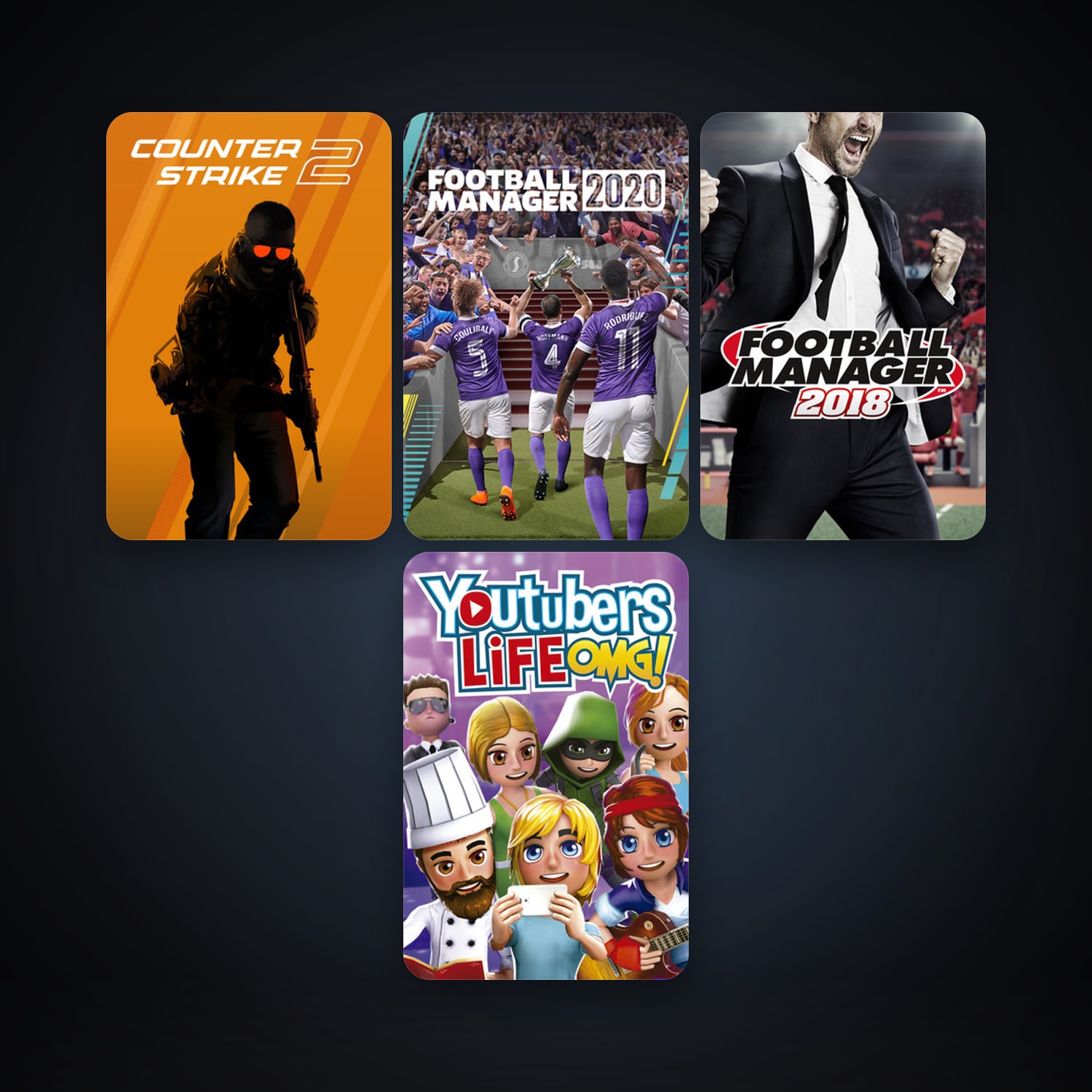CS2 Prime + Youtubers Life, 8 games, clean — HabibiAccounts