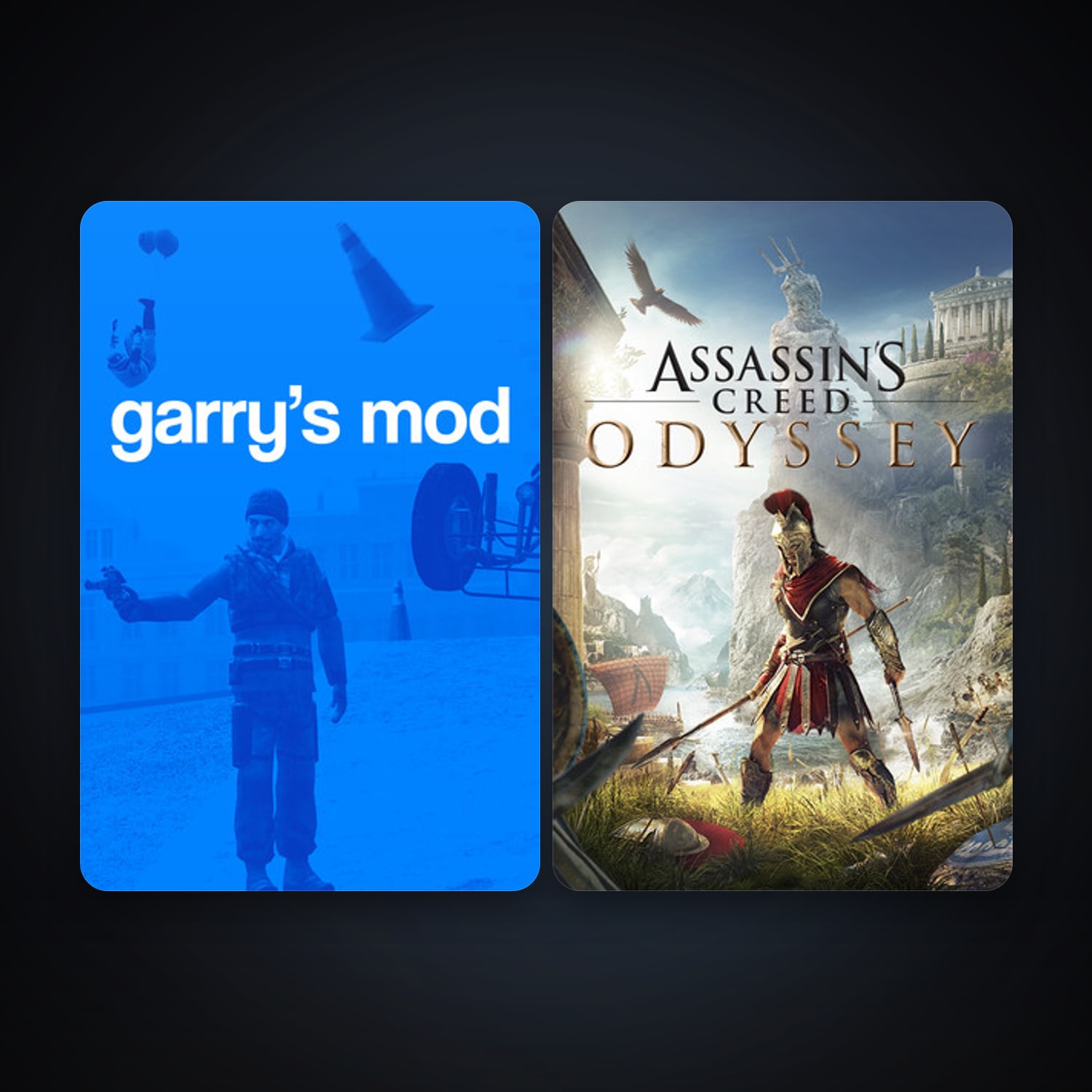 Garry's Mod + Assassin's Creed Odyssey, 4 games, clean — HabibiAccounts
