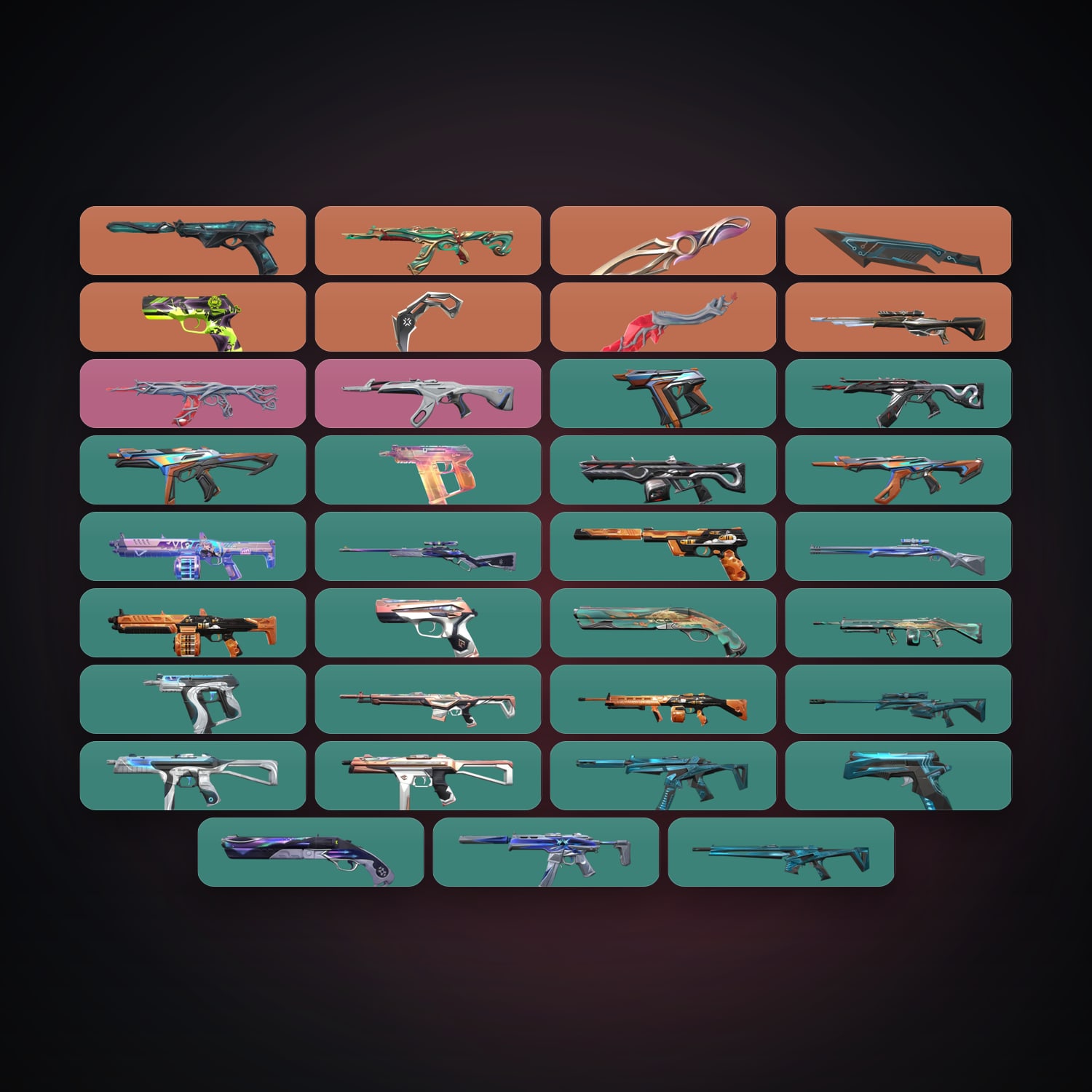 EU Bronze 2 locker — 4 knives, 35 skins, lvl 44 — HabibiAccounts