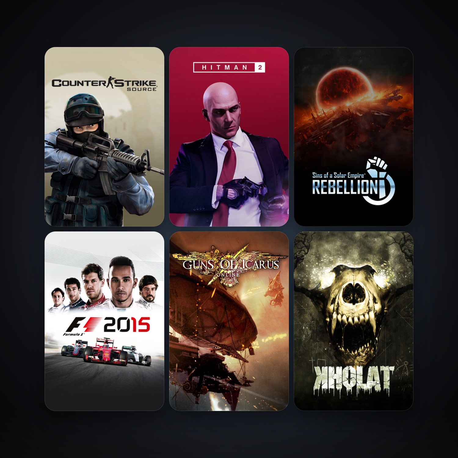 Half-Life 2 + Counter-Strike: Source, 109 games, Steam 13, clean — HabibiAccounts