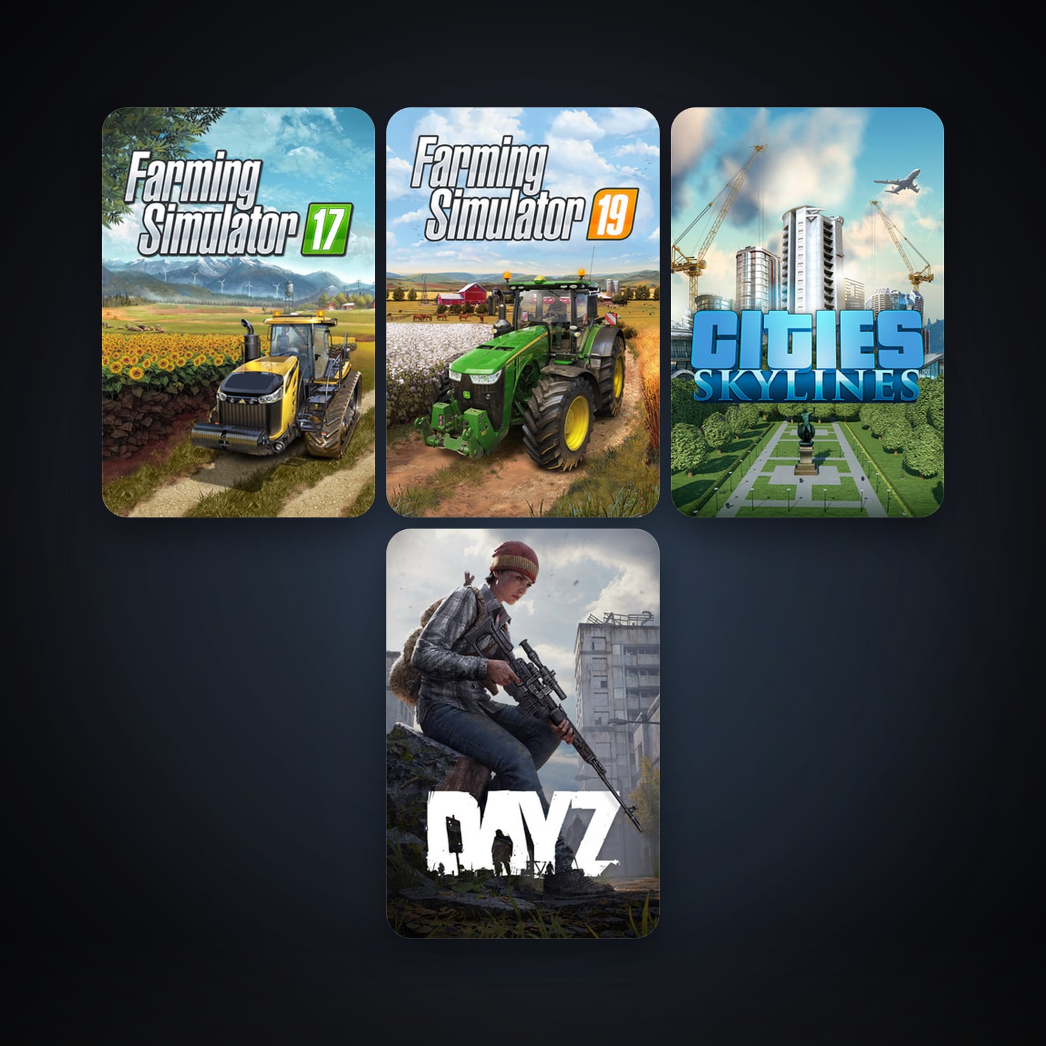 DayZ + Cities: Skylines, 5 games, clean — HabibiAccounts