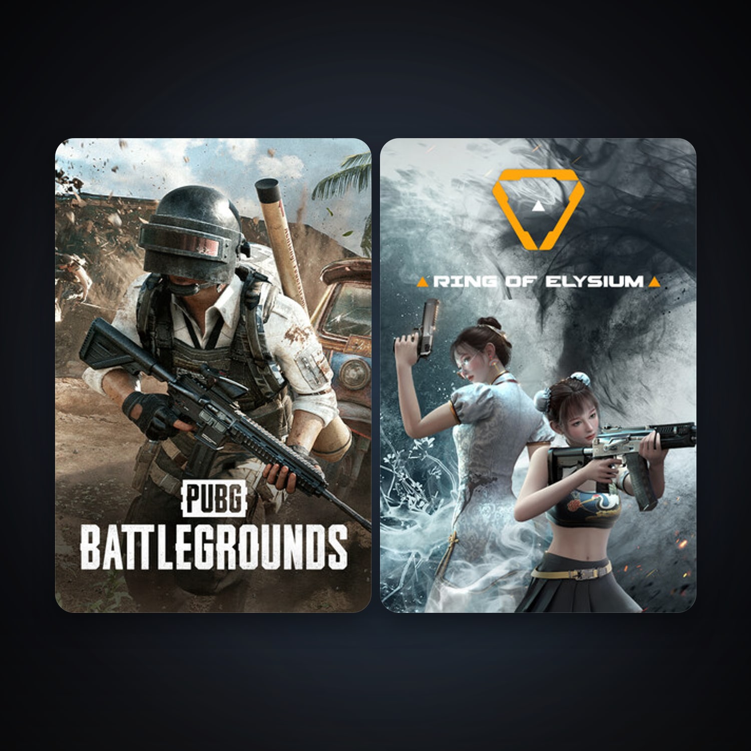 PUBG: BATTLEGROUNDS + Ring of Elysium, 5 games, clean — HabibiAccounts