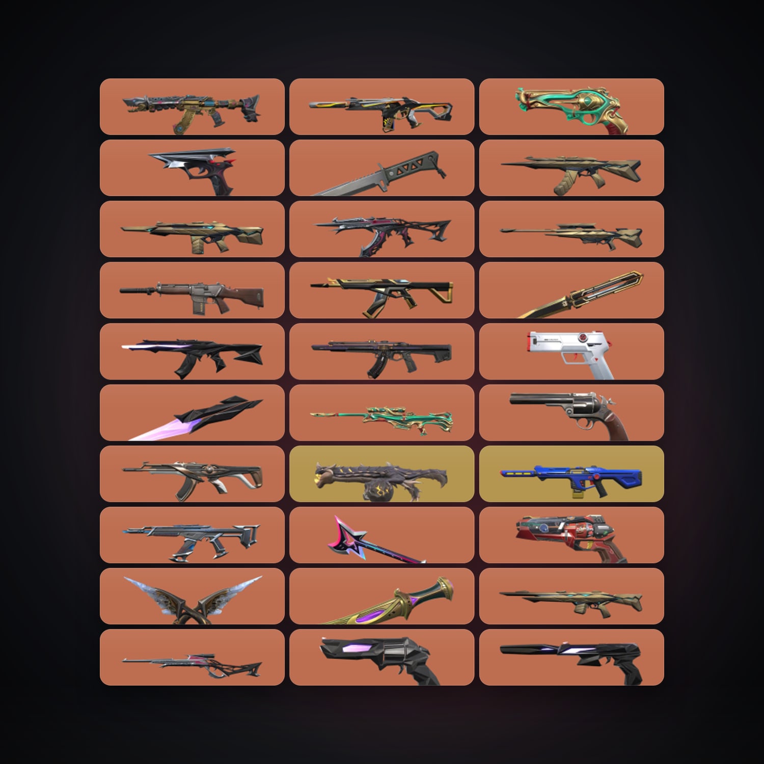 EU Diamond 1 locker — 23 knives, 221 skins, lvl 317 — HabibiAccounts