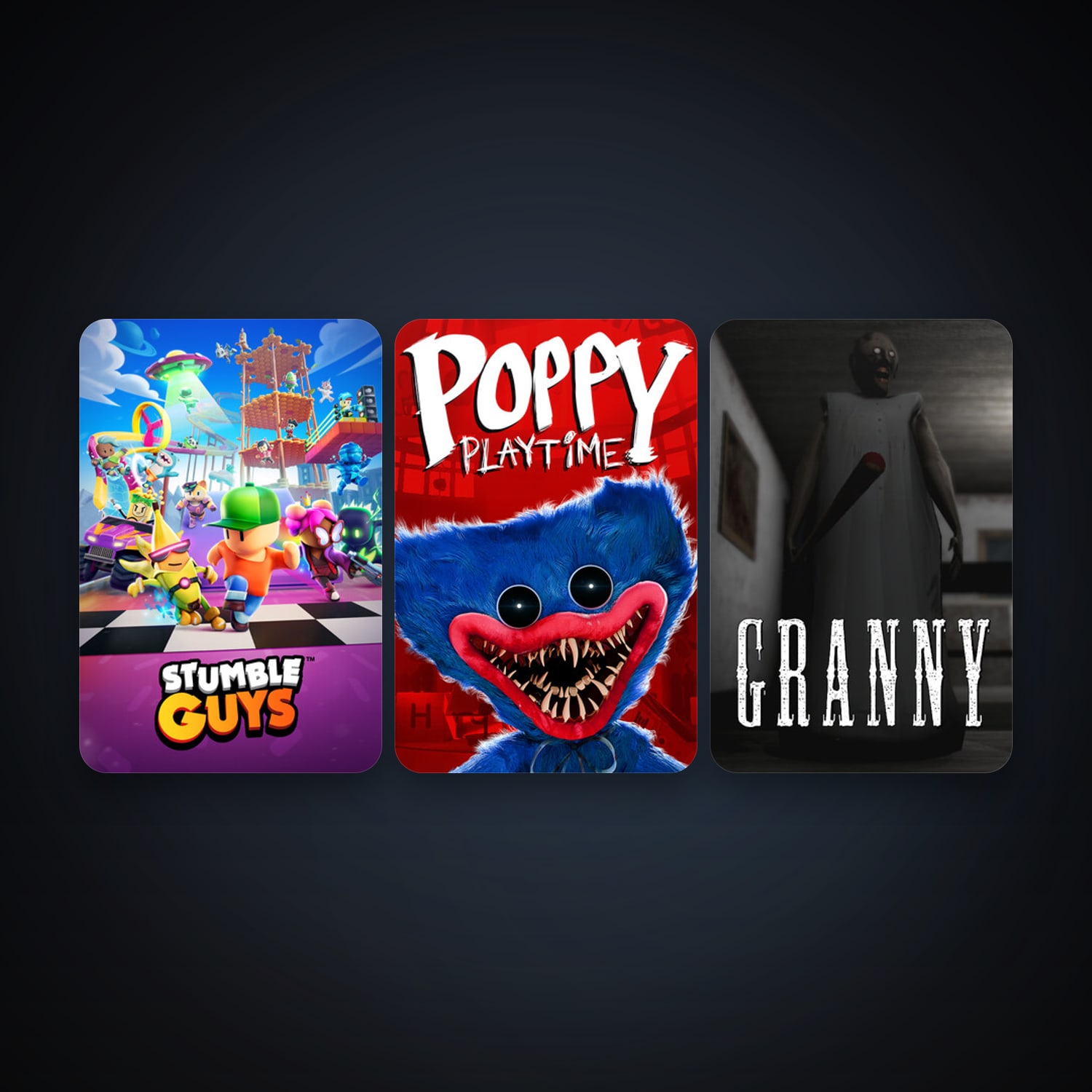 Granny + Stumble Guys, 4 games, clean — HabibiAccounts