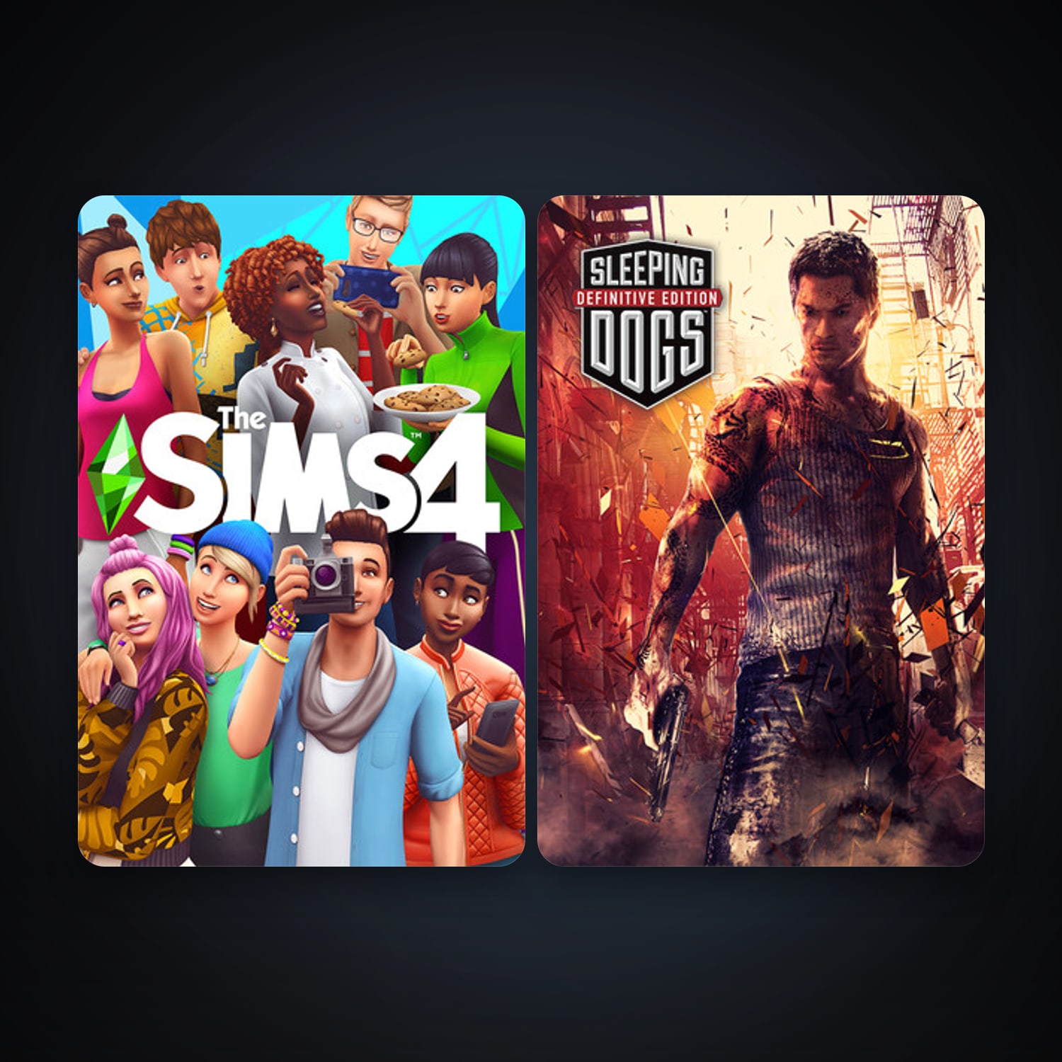 Steam account: Sleeping Dogs: Definitive Edition + The Sims 4, 4 games, clean — HabibiAccounts