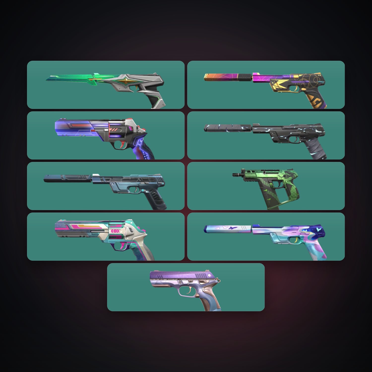 AP Gold 1 locker — 9 skins, lvl 206 — HabibiAccounts
