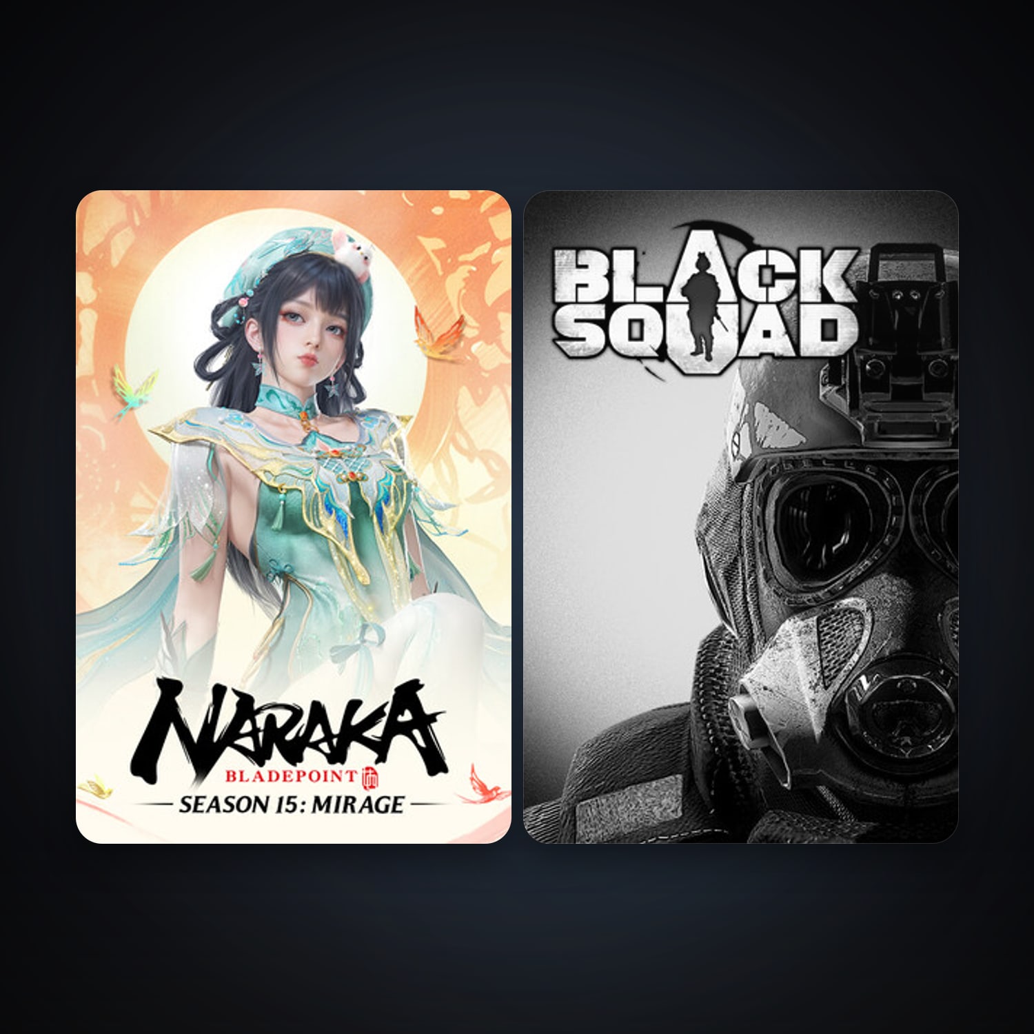 Black Squad + NARAKA: BLADEPOINT, 6 games, clean — HabibiAccounts