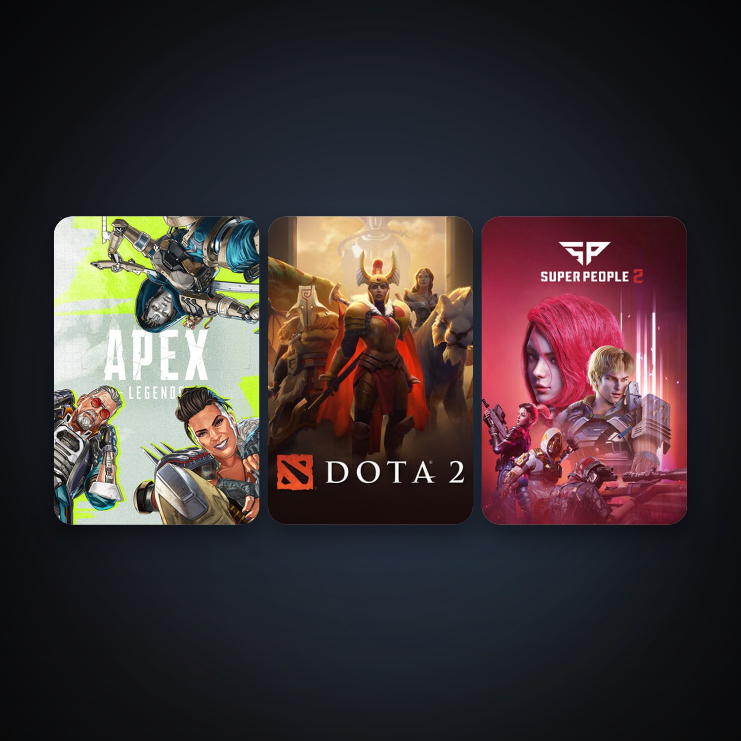 Dota 2 + Apex Legends, 5 games, clean — HabibiAccounts