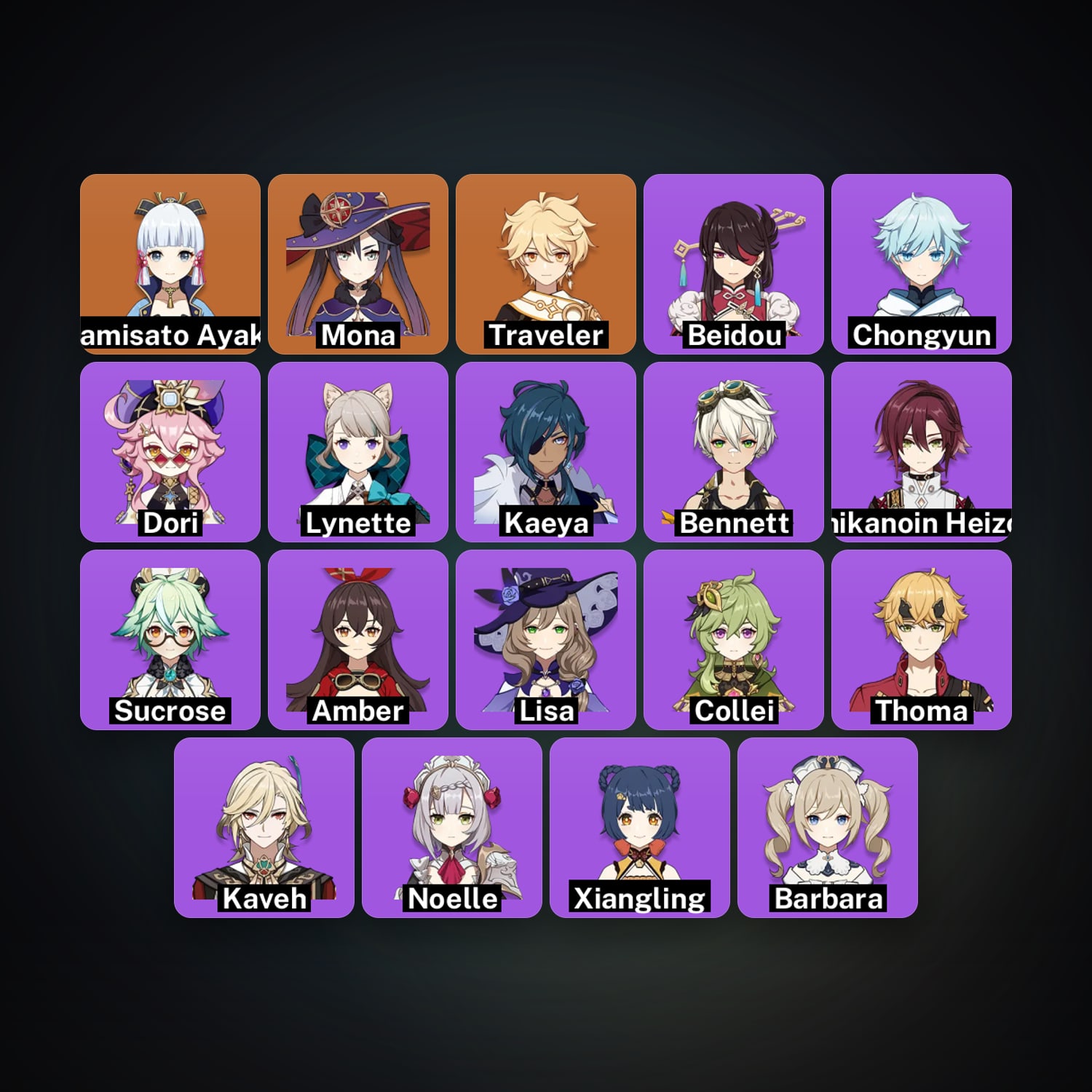 جينشن إمباكت | AR 42 | 19 شخصية | 2× 5★ — HabibiAccounts