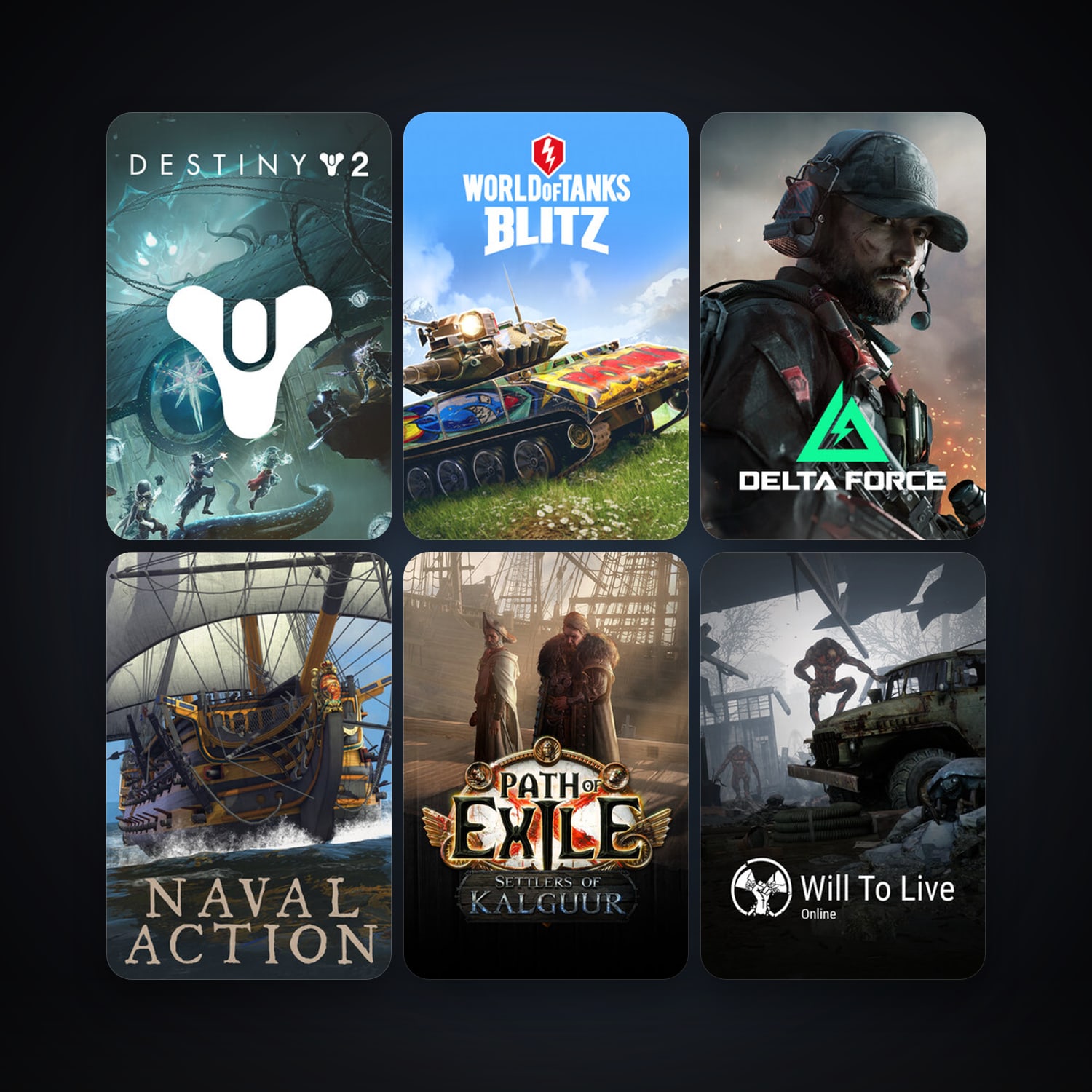 Path of Exile + Naval Action, 23 games, clean — HabibiAccounts