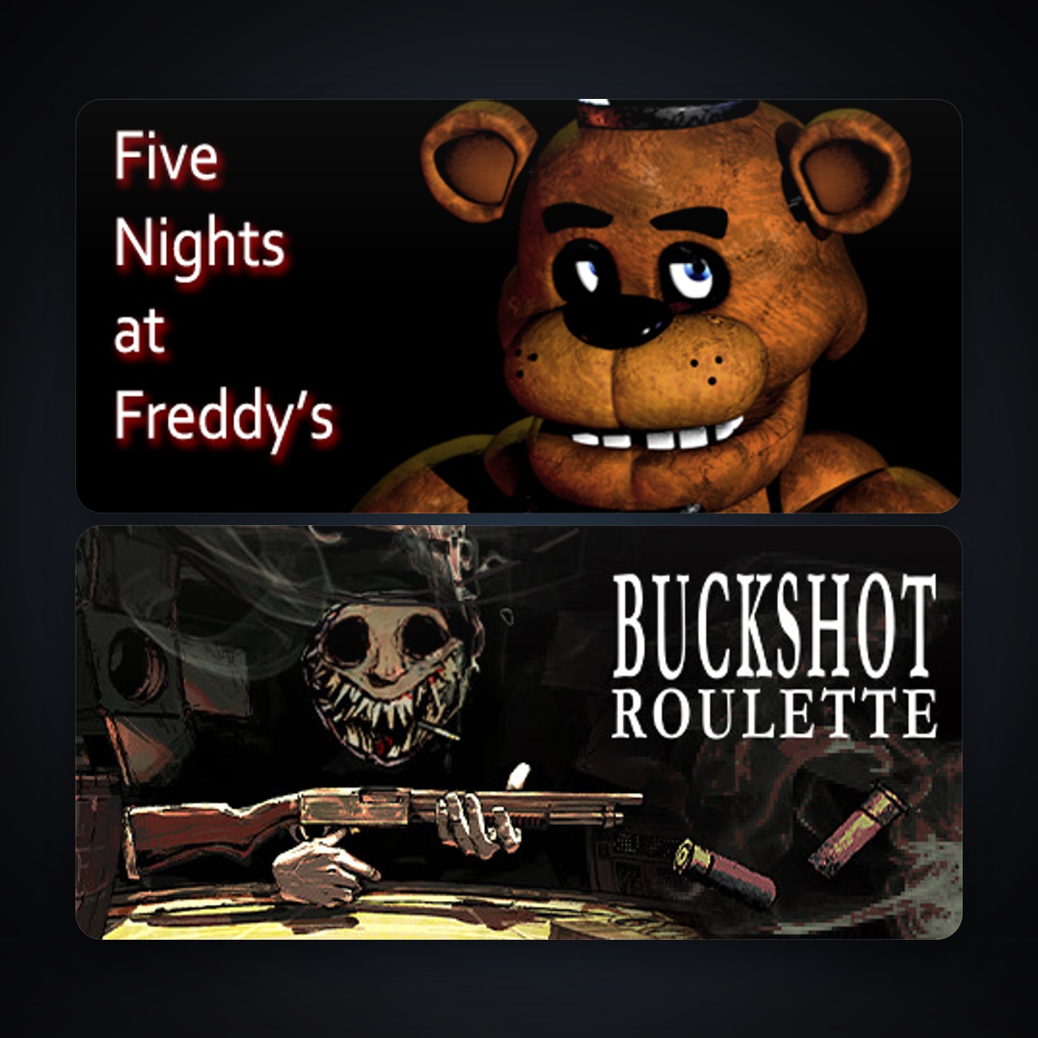 Steam account: Five Nights at Freddy's + Buckshot Roulette, 6 games, clean — HabibiAccounts