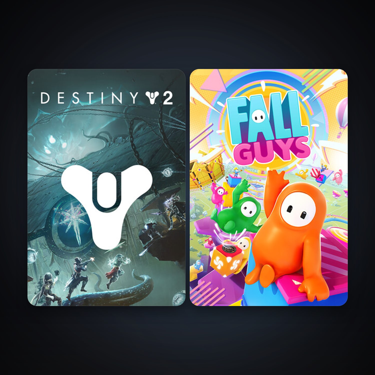 Destiny 2 + Fall Guys, 2 games, clean — HabibiAccounts