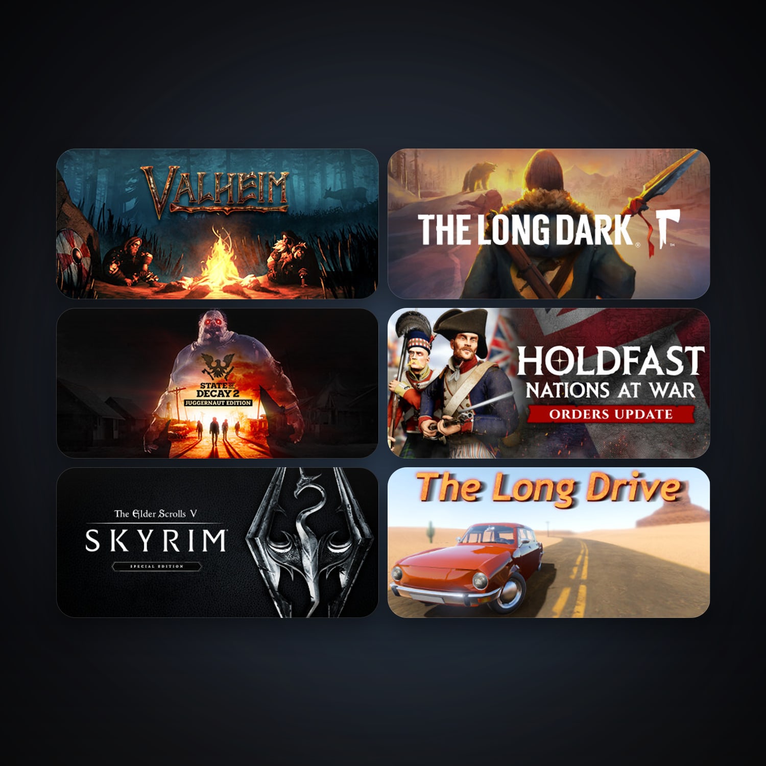 Valheim & The Long Dark | 23 Games | Clean — HabibiAccounts