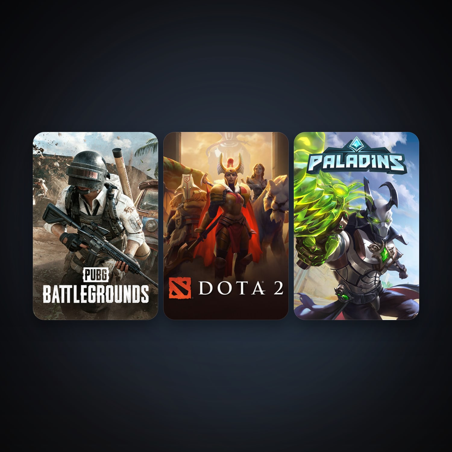 Dota 2 + Paladins, 3 games, clean — HabibiAccounts
