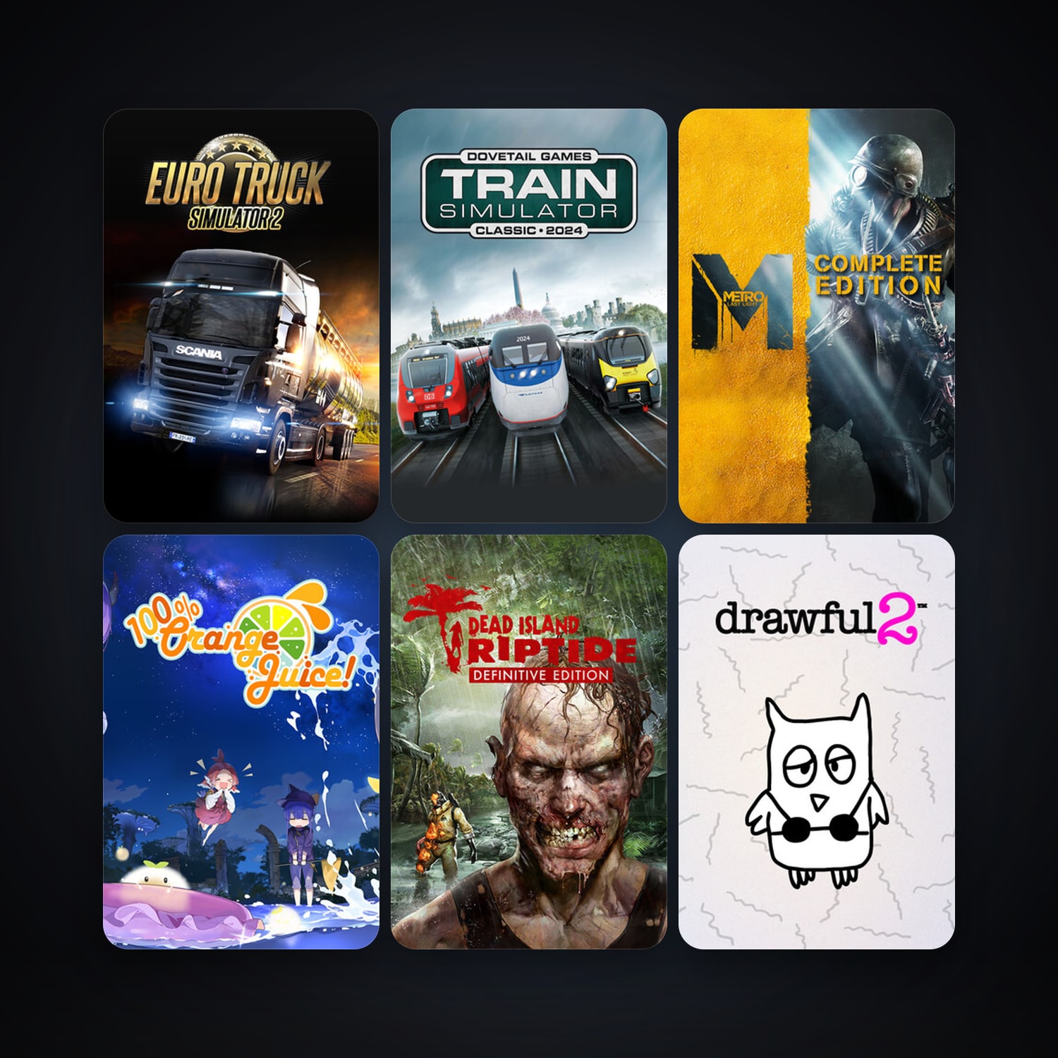 Train Simulator Classic + Metro: Last Light, 15 games, clean — HabibiAccounts