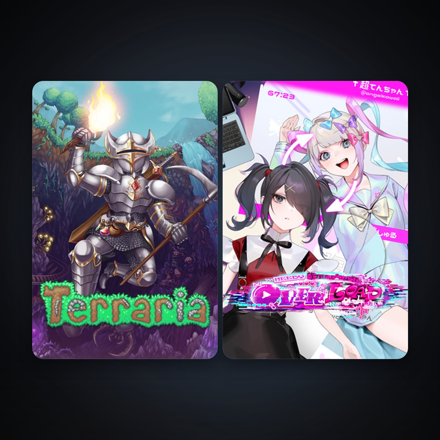 Terraria + NEEDY GIRL OVERDOSE, 5 games, clean — HabibiAccounts
