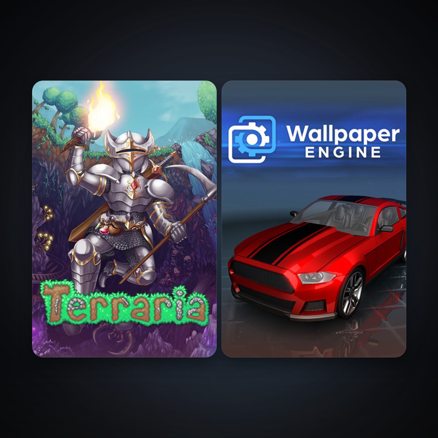Terraria + Wallpaper Engine, 4 games, clean — HabibiAccounts