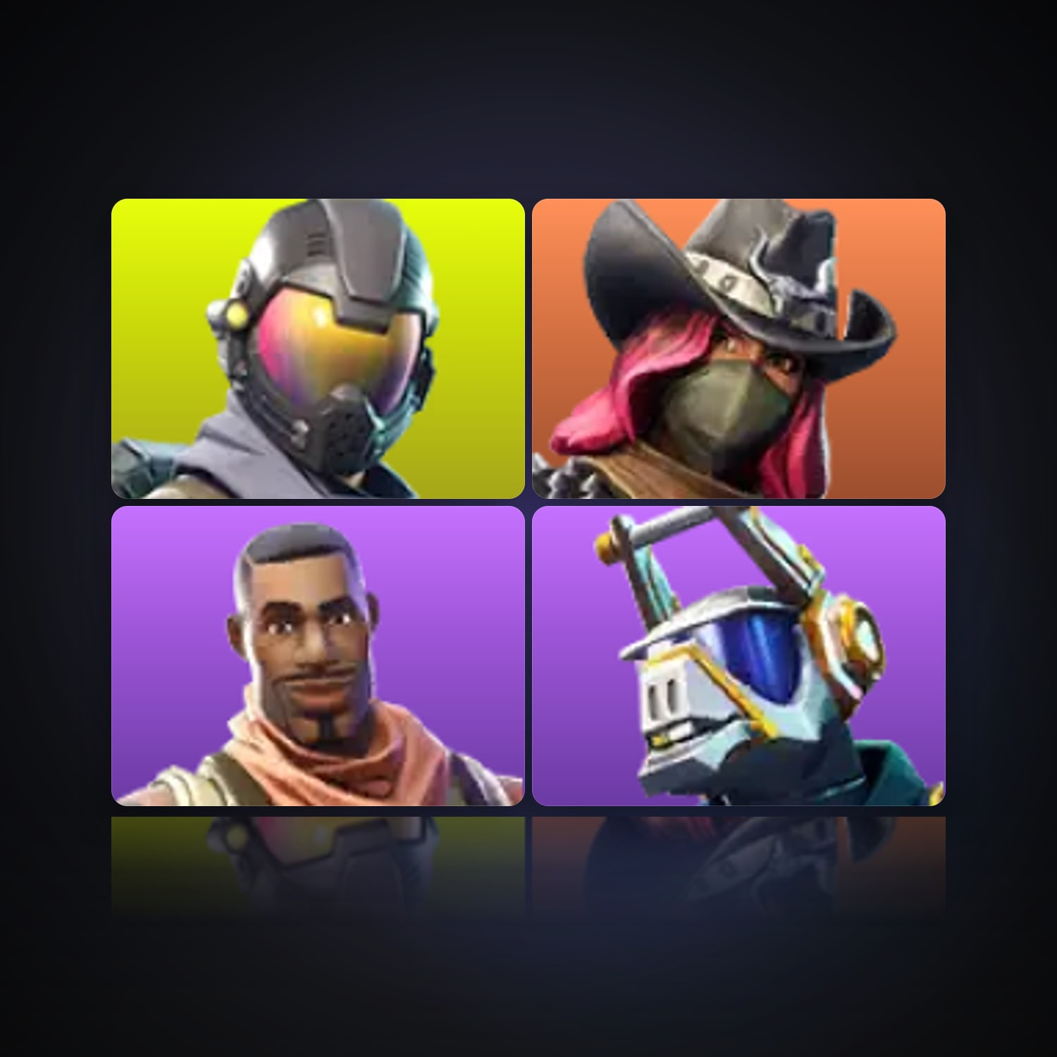 Fortnite | 4 Skins | 350 V-Bucks | Level 155 | 8 Wins — HabibiAccounts