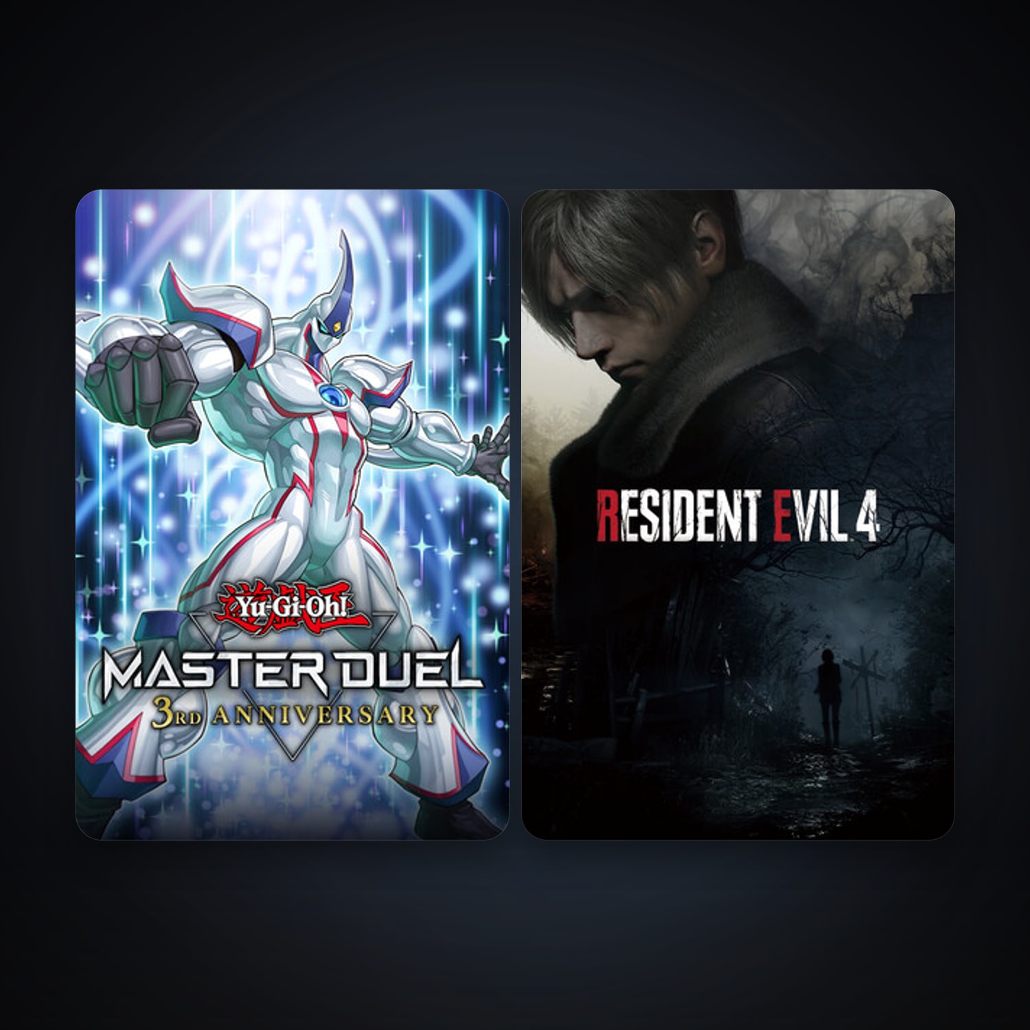 Yu-Gi-Oh! Master Duel + Resident Evil 4, 6 games, clean — HabibiAccounts