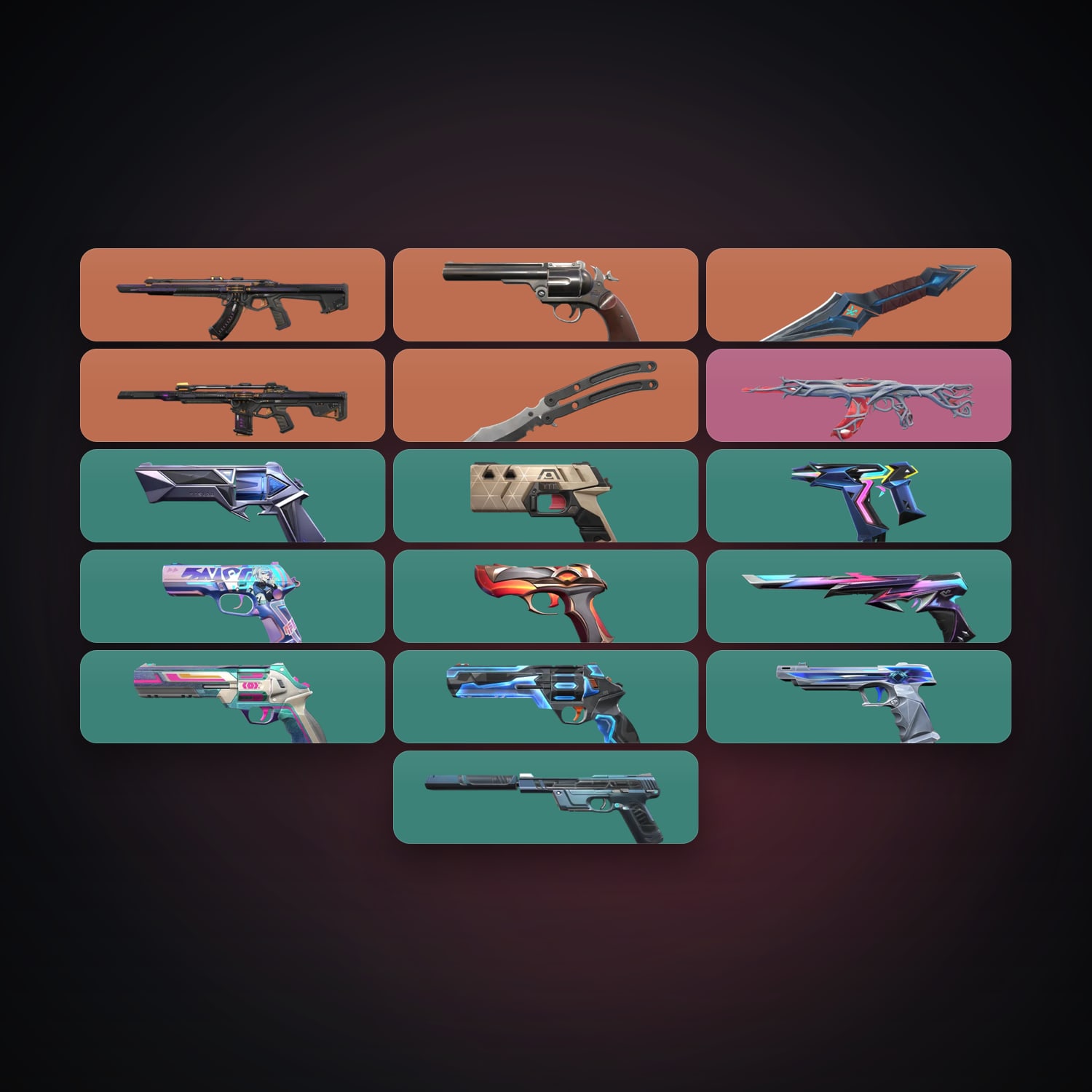 EU Diamond 3 locker — 2 knives, 16 skins, lvl 205 — HabibiAccounts
