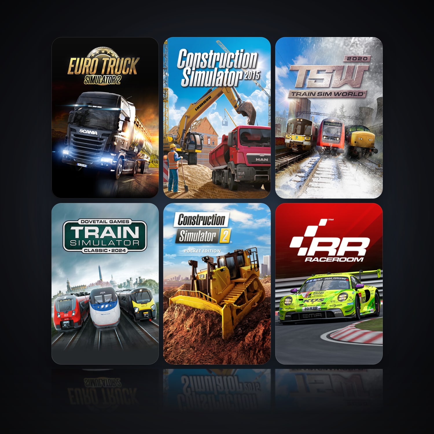 Euro Truck Simulator 2 & Construction Simulator 2015 | Clean — HabibiAccounts