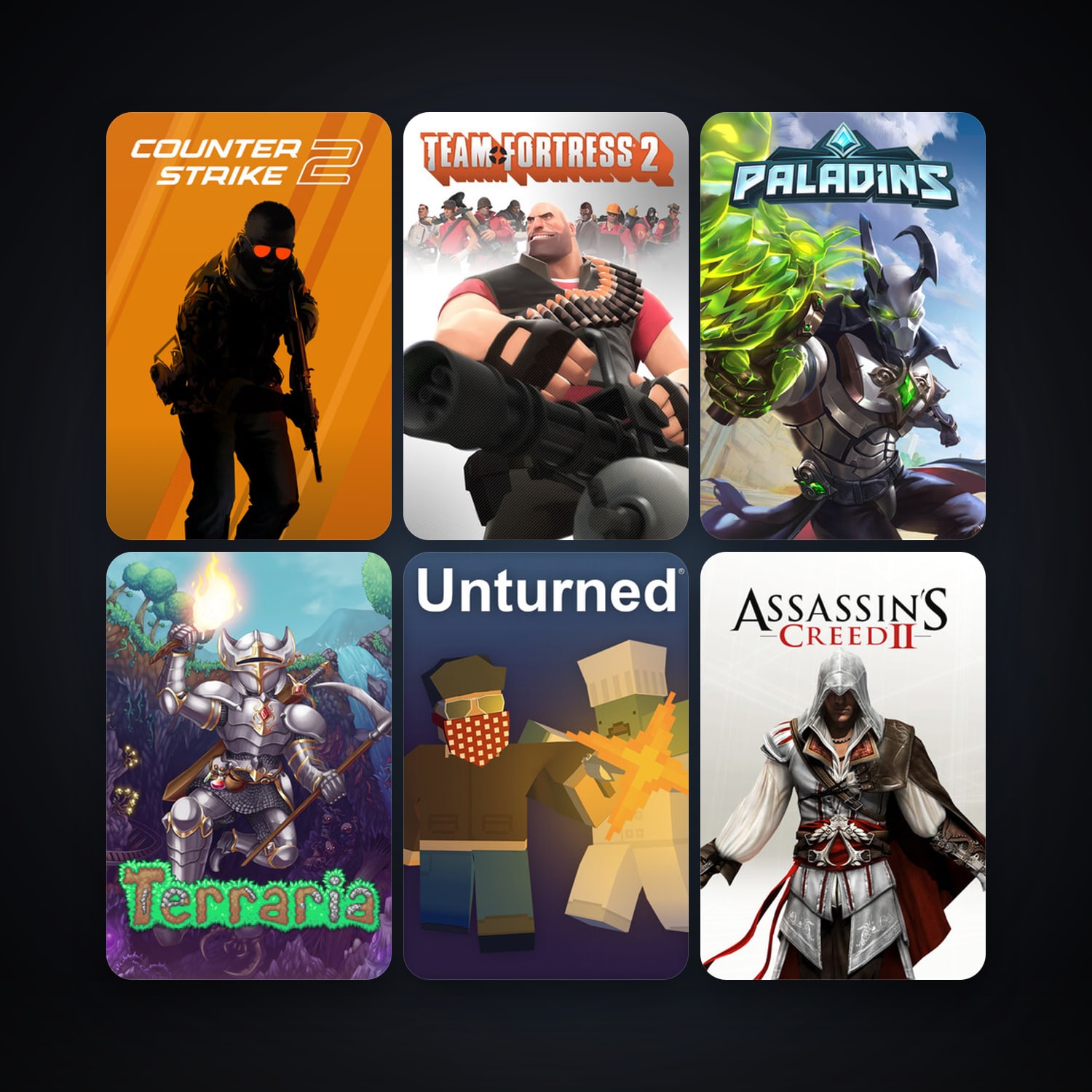 Team Fortress 2 + CS2 Prime, 17 games, Steam 11, clean — HabibiAccounts
