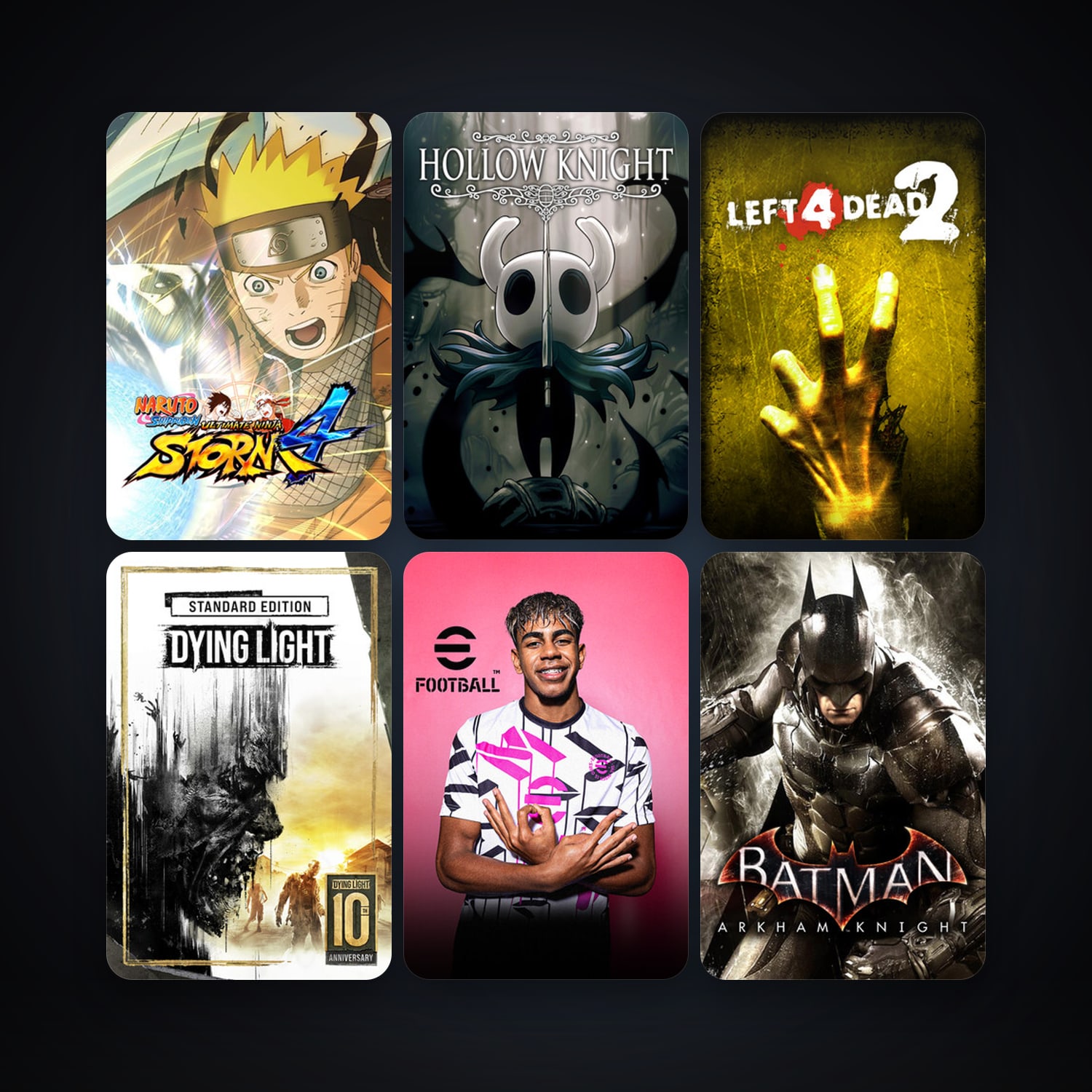 Left 4 Dead 2 + Batman: Arkham Knight, 17 games, clean — HabibiAccounts