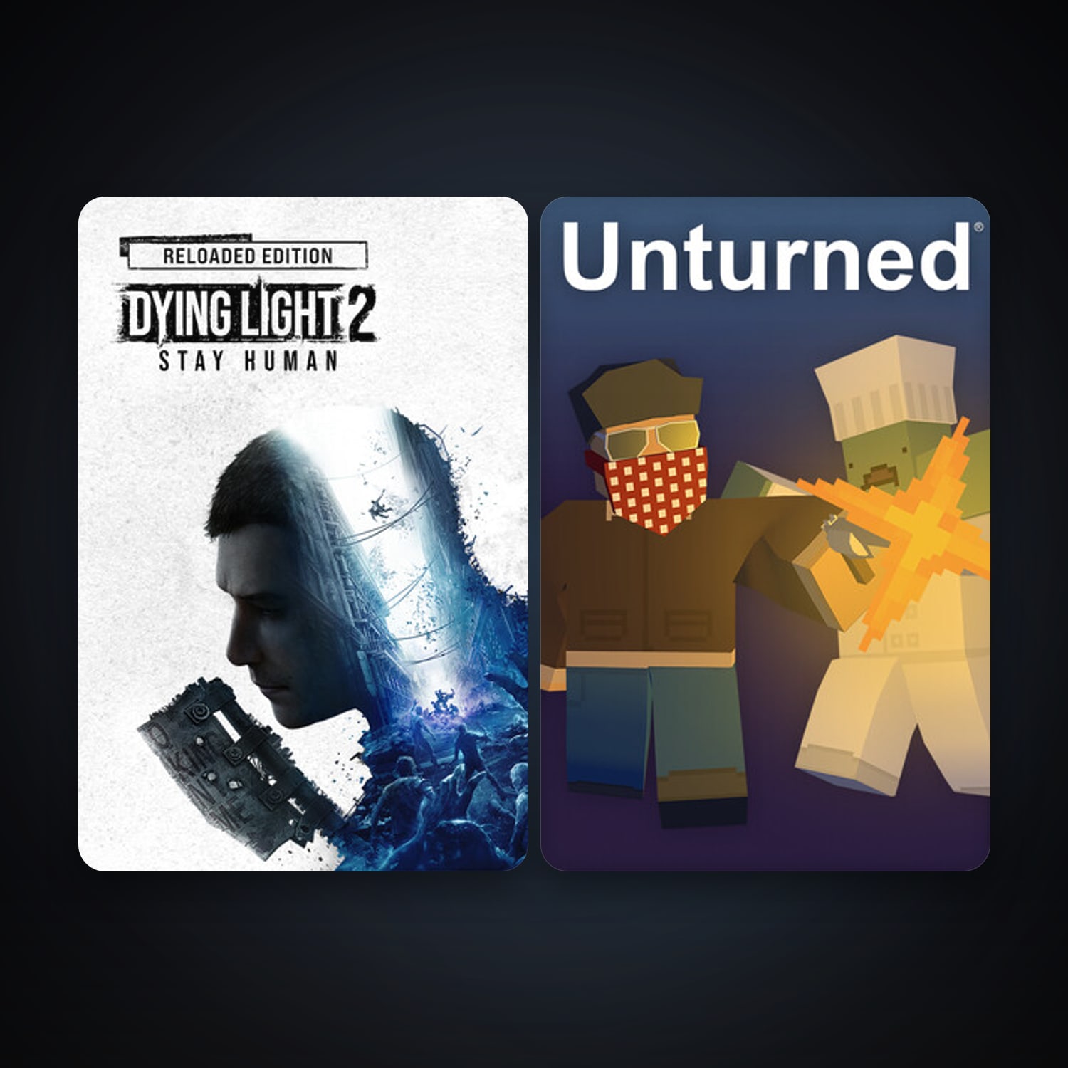 Unturned + Dying Light 2 Stay Human, 5 games, clean — HabibiAccounts
