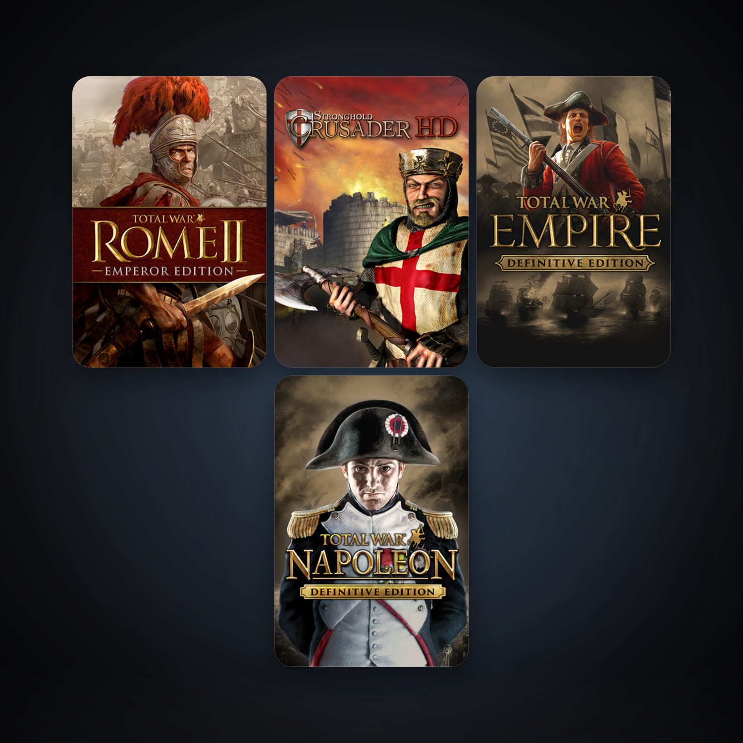 Empire: Total War + Total War: NAPOLEON - Definitive Edition, 5 games, clean — HabibiAccounts