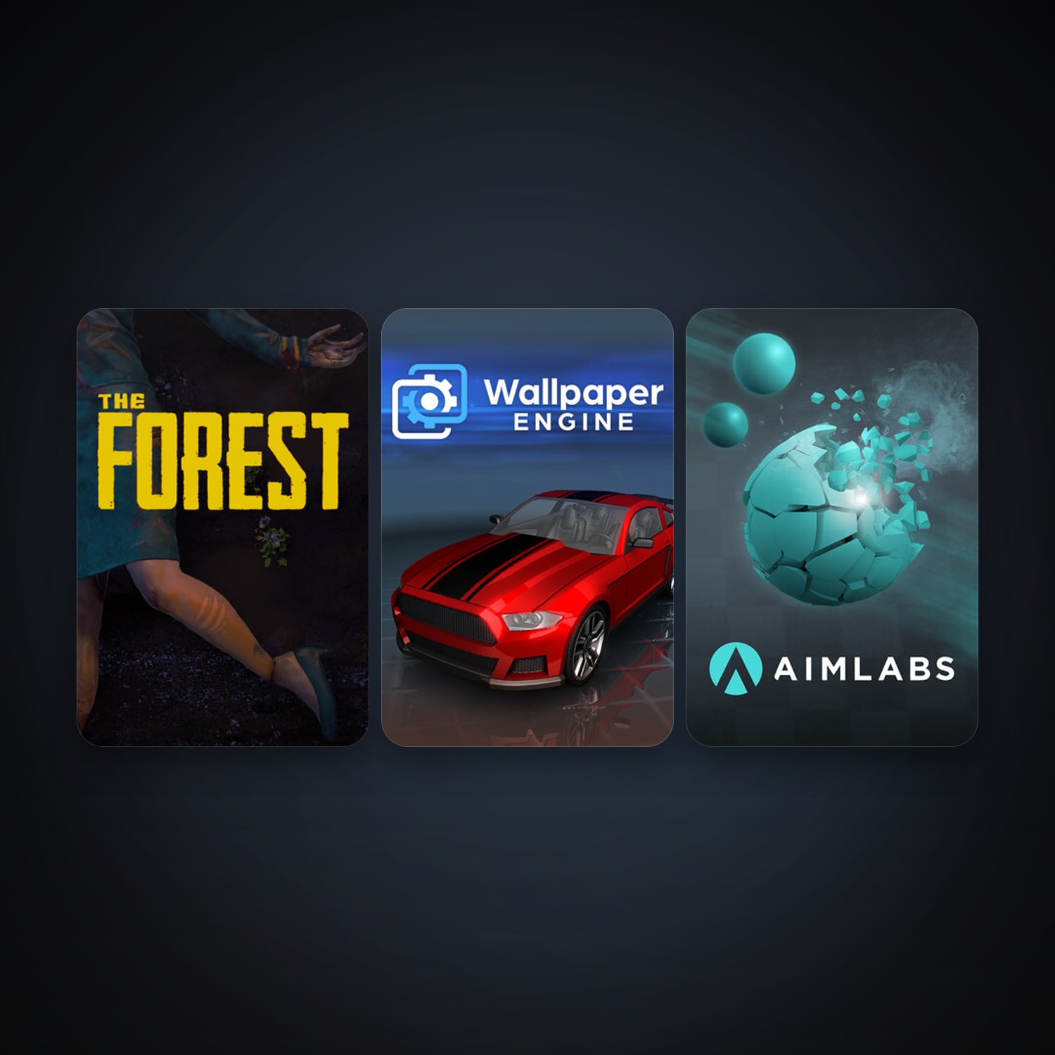 The Forest + Wallpaper Engine, 6 games, clean — HabibiAccounts