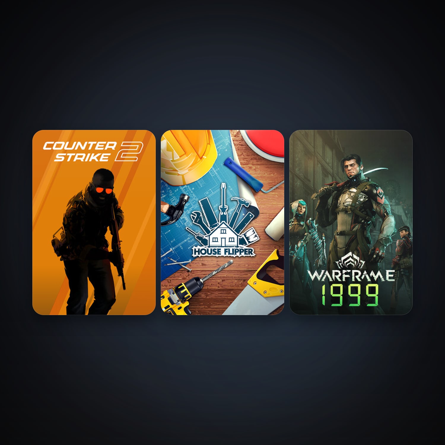 CS2 Prime + Warframe, 5 games, clean — HabibiAccounts