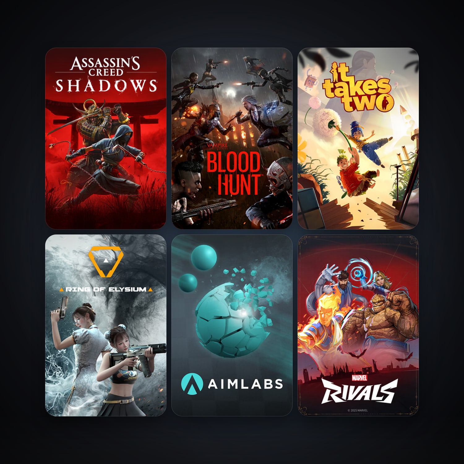 Aimlabs + Ring of Elysium, 8 games, clean — HabibiAccounts