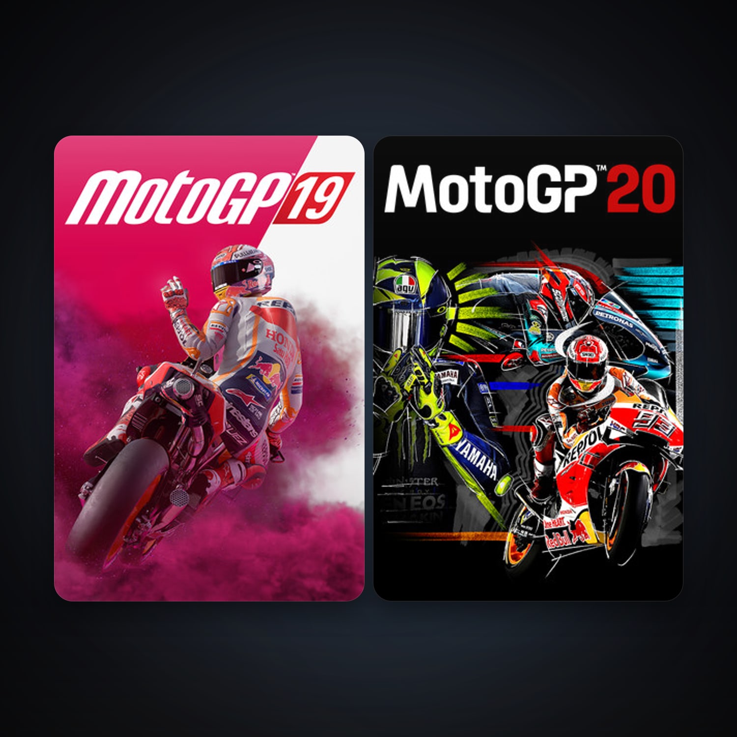 MotoGP19 + MotoGP20, 3 games, clean — HabibiAccounts