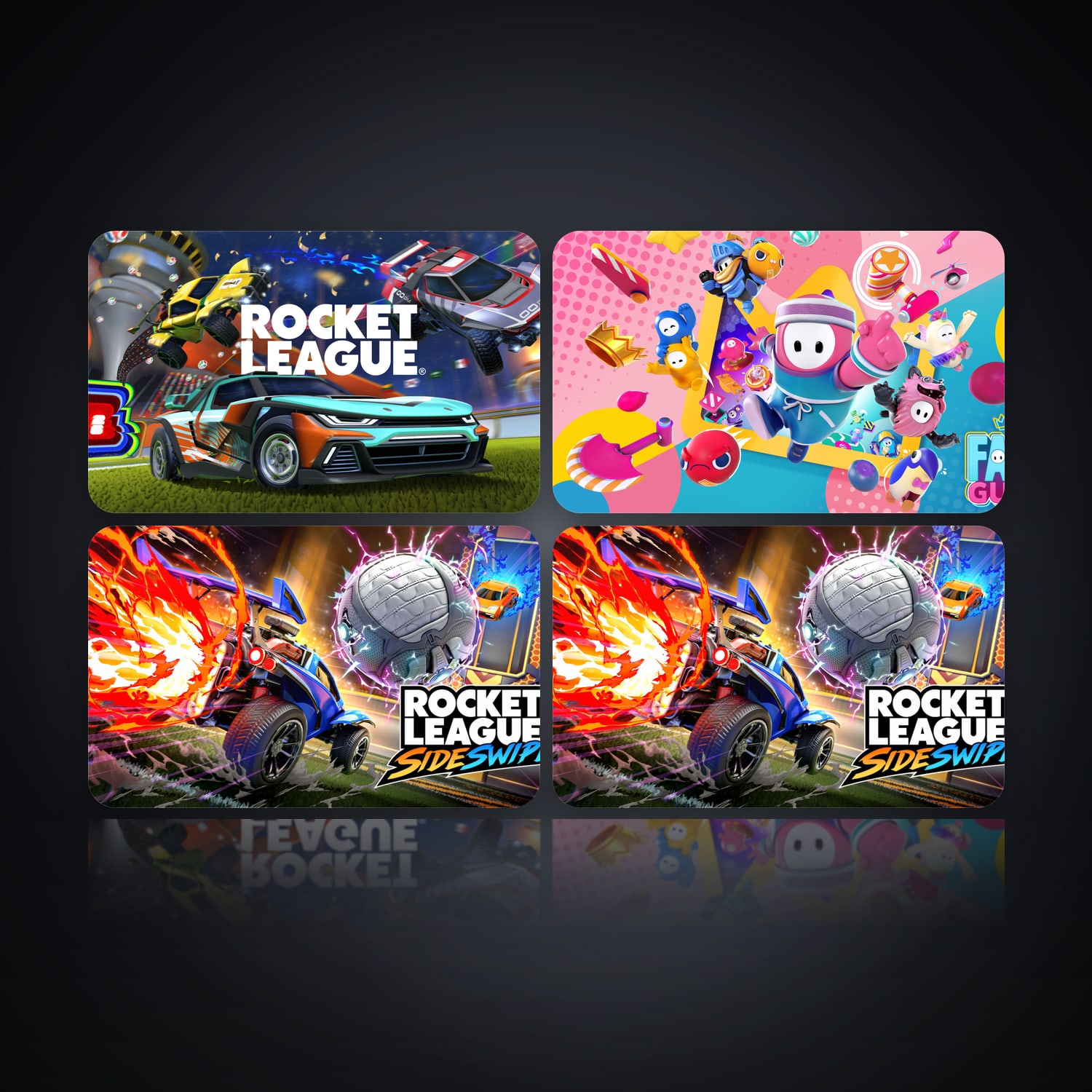 Rocket League & Fall Guys | 4 Games — HabibiAccounts