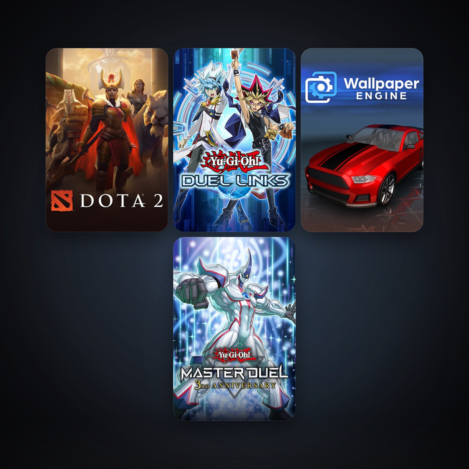 Dota 2 + Wallpaper Engine, 7 games, clean — HabibiAccounts