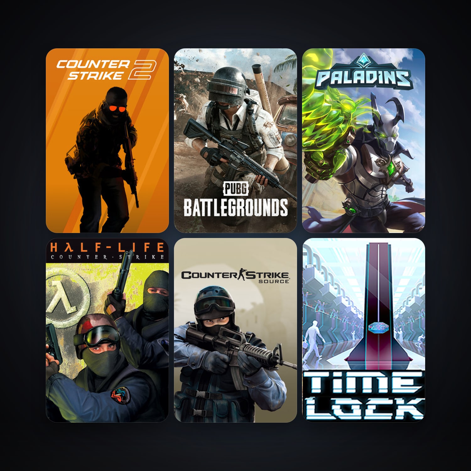 Counter-Strike + Counter-Strike: Source, 12 games, clean — HabibiAccounts