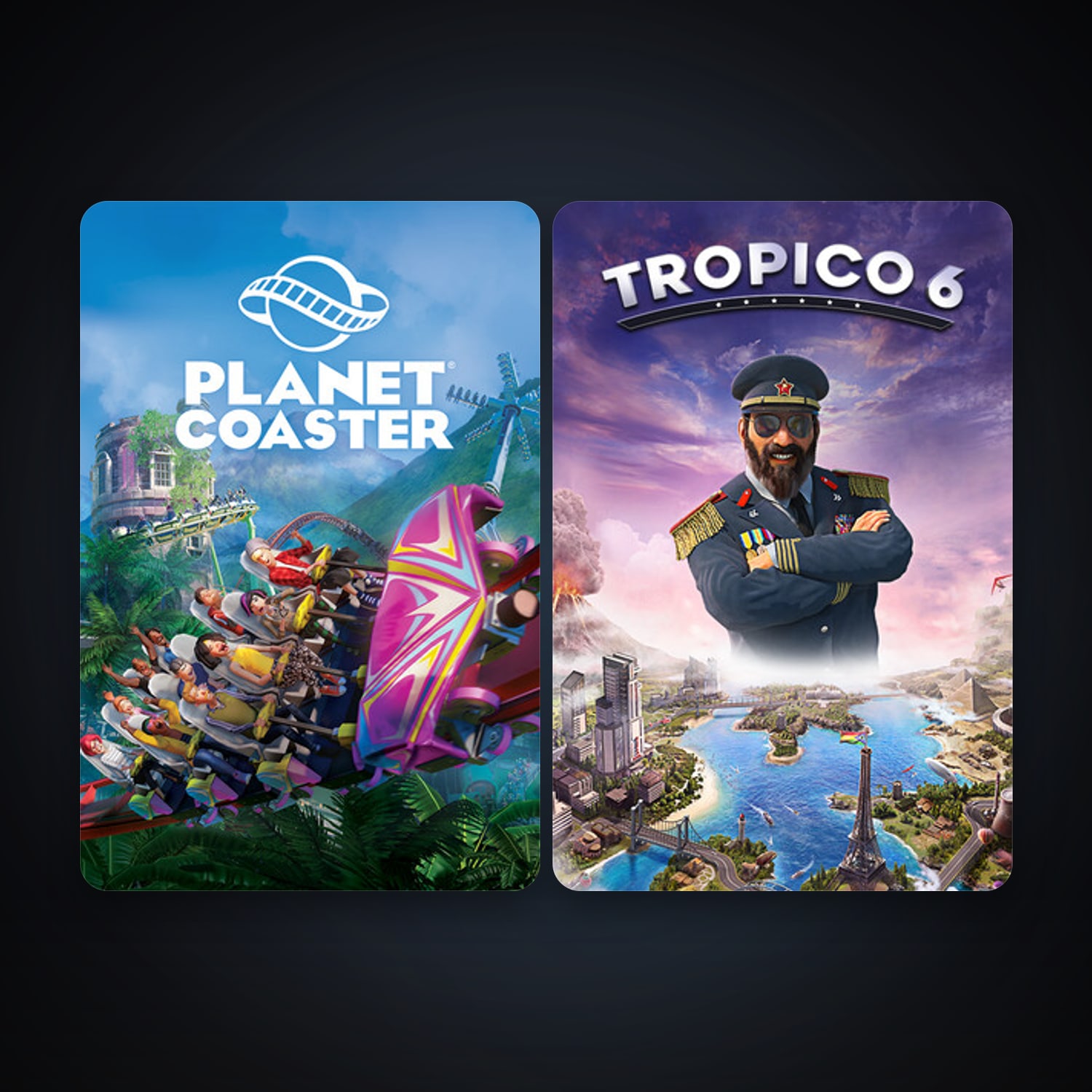 Tropico 6 + Planet Coaster, 2 games, clean — HabibiAccounts