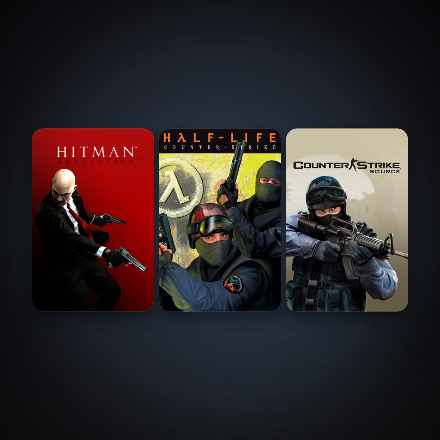 Counter-Strike + Counter-Strike: Source, 5 games, clean — HabibiAccounts
